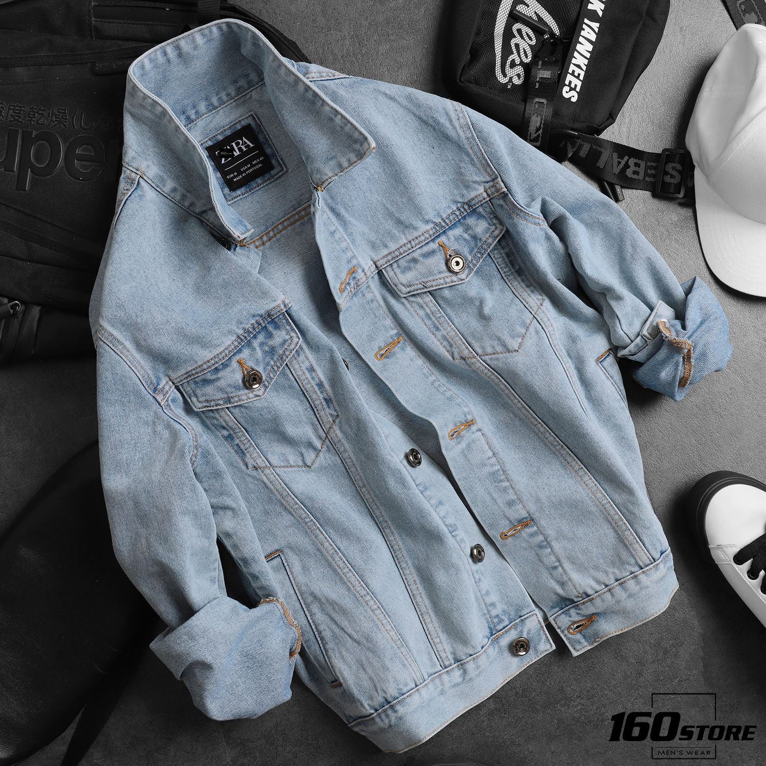 Áo khoác denim ZRA