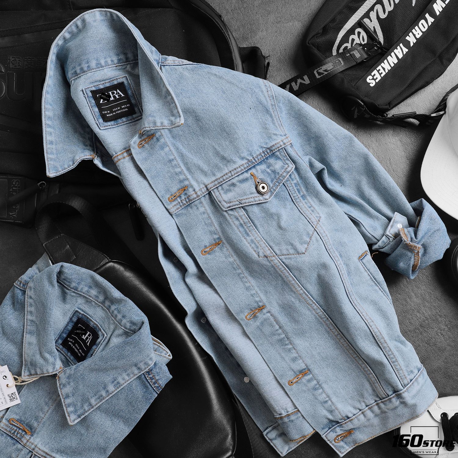 Áo khoác denim ZRA