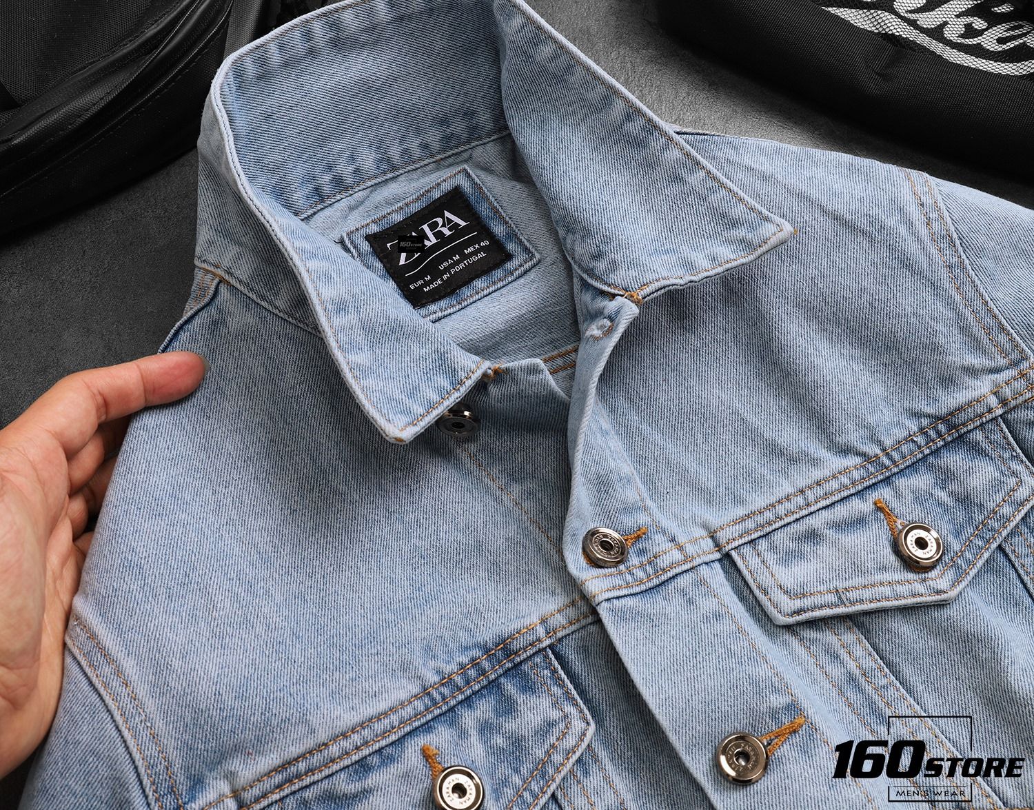 Áo khoác denim ZRA