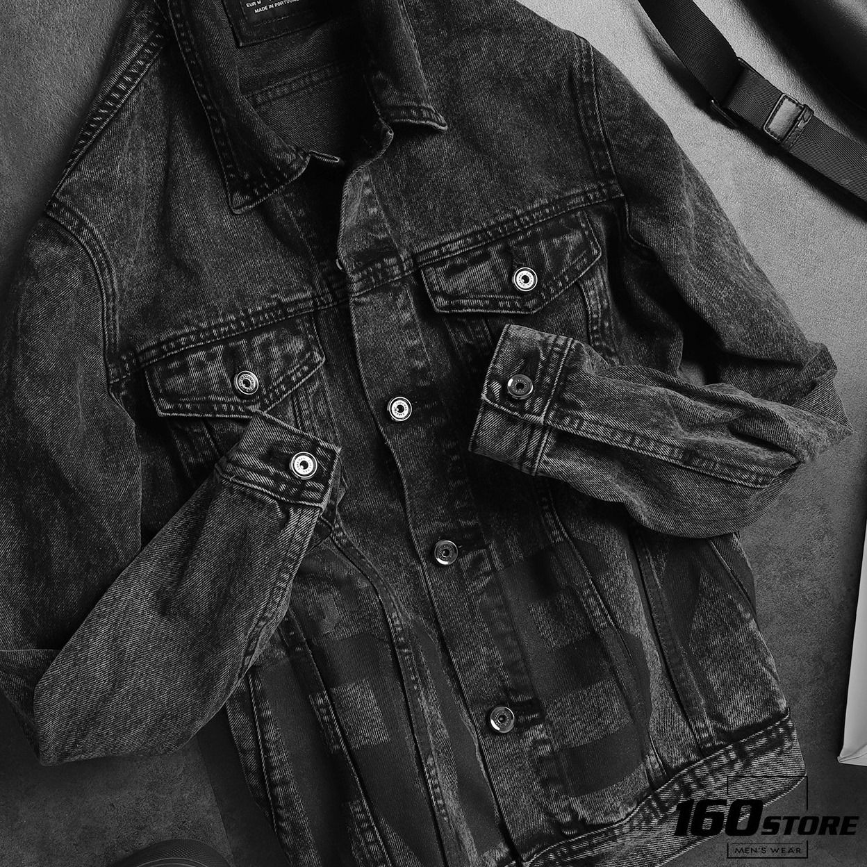 Áo khoác denim ZRA High Risk grey