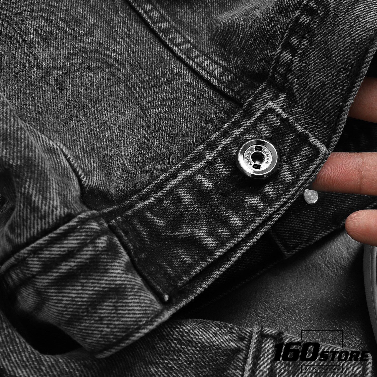 Áo khoác denim ZRA High Risk grey