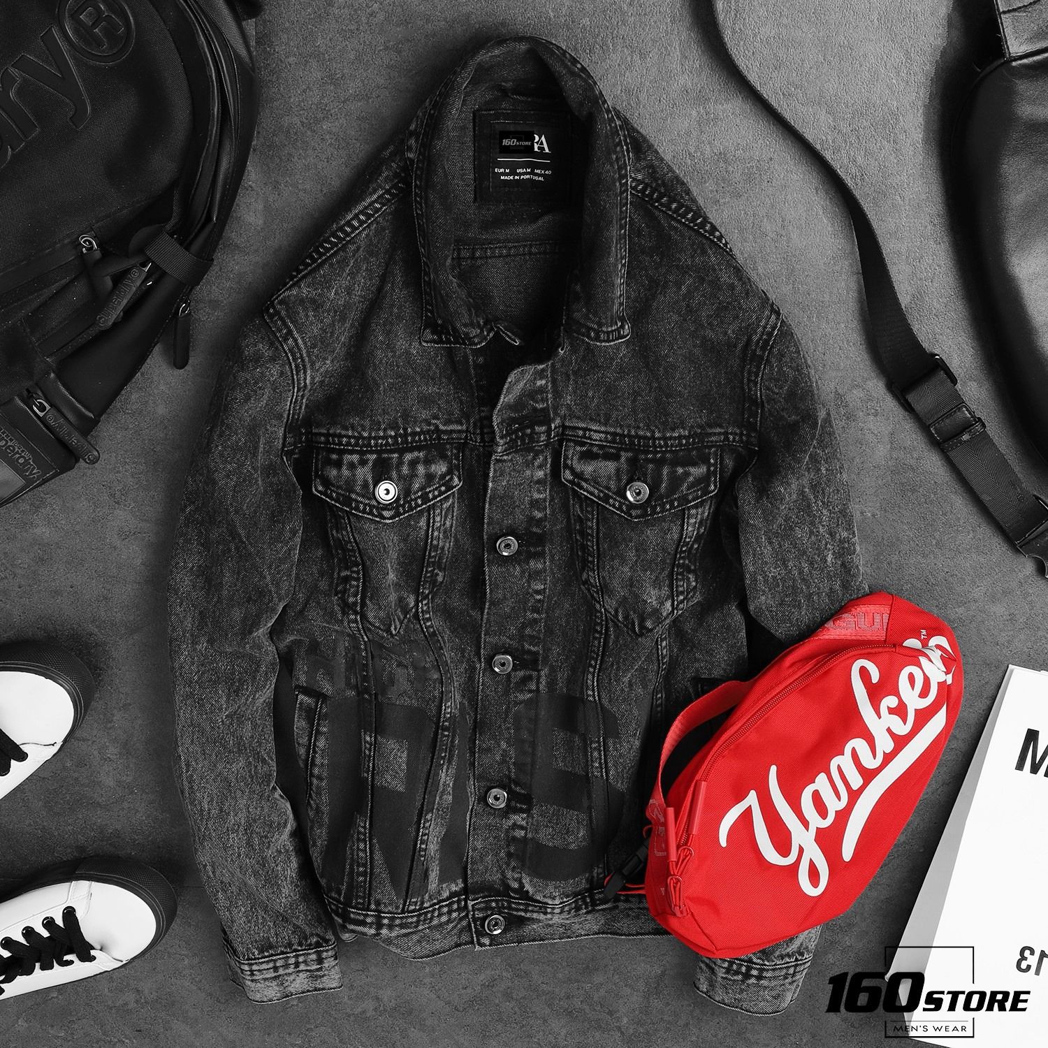Áo khoác denim ZRA High Risk grey