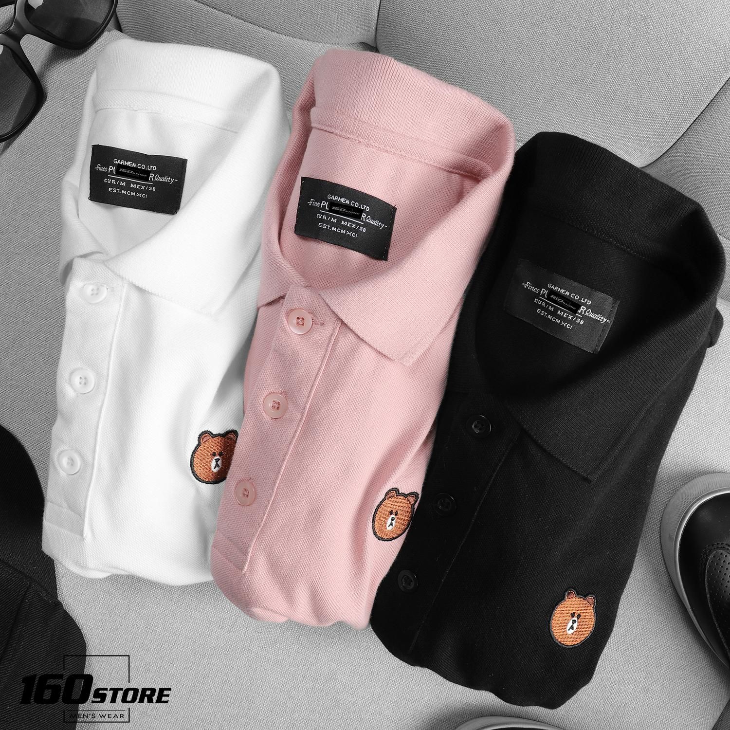 Áo polo P.B x Brown and Cony
