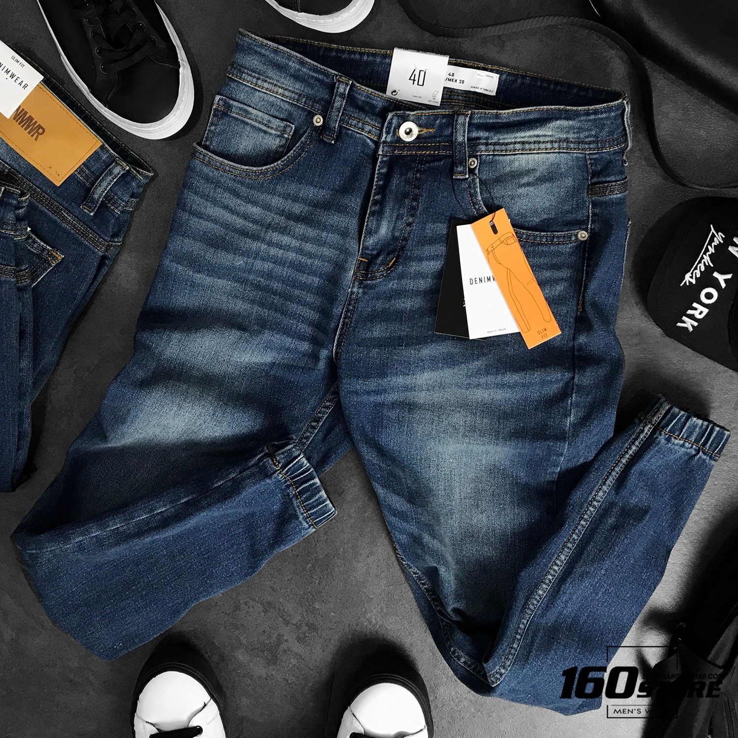 Quần jogger denim ZRA