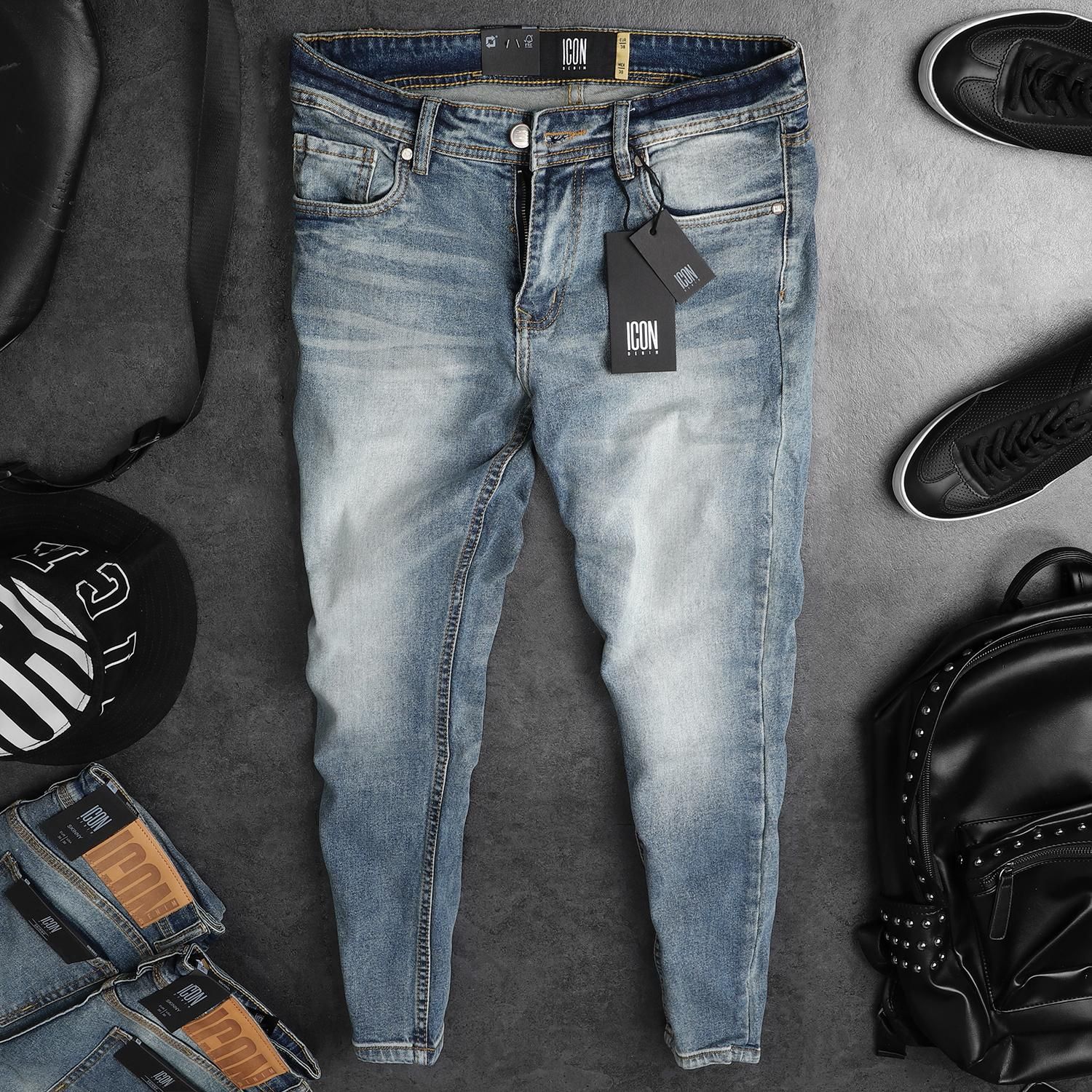 Quần jean ICON DENIM wash skinny