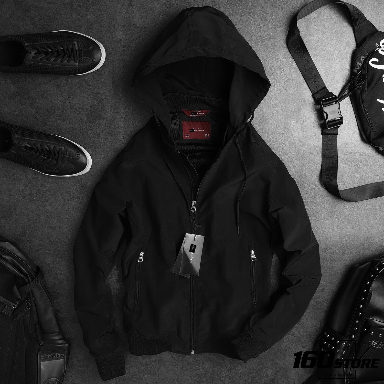 Áo khoác ZRA basic hooded