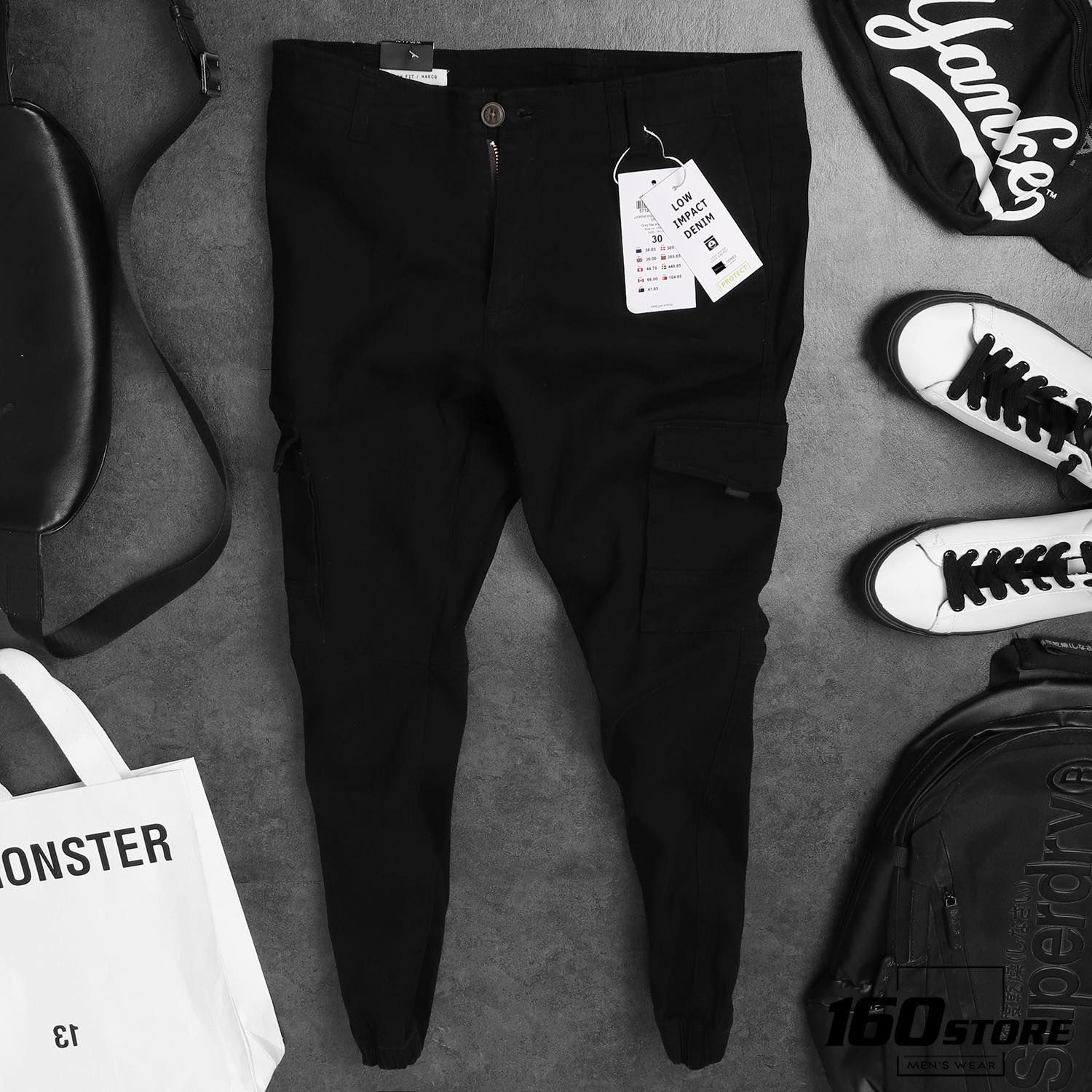 Quần jogger kaki J.J túi hộp