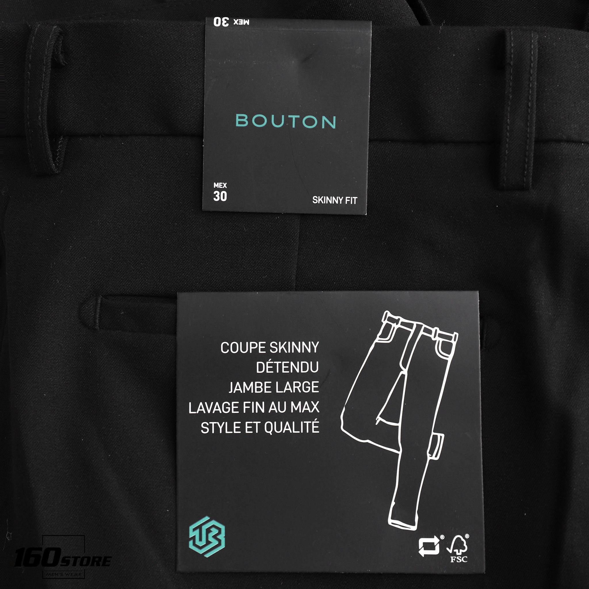 Quần tây BOUTON black skinny