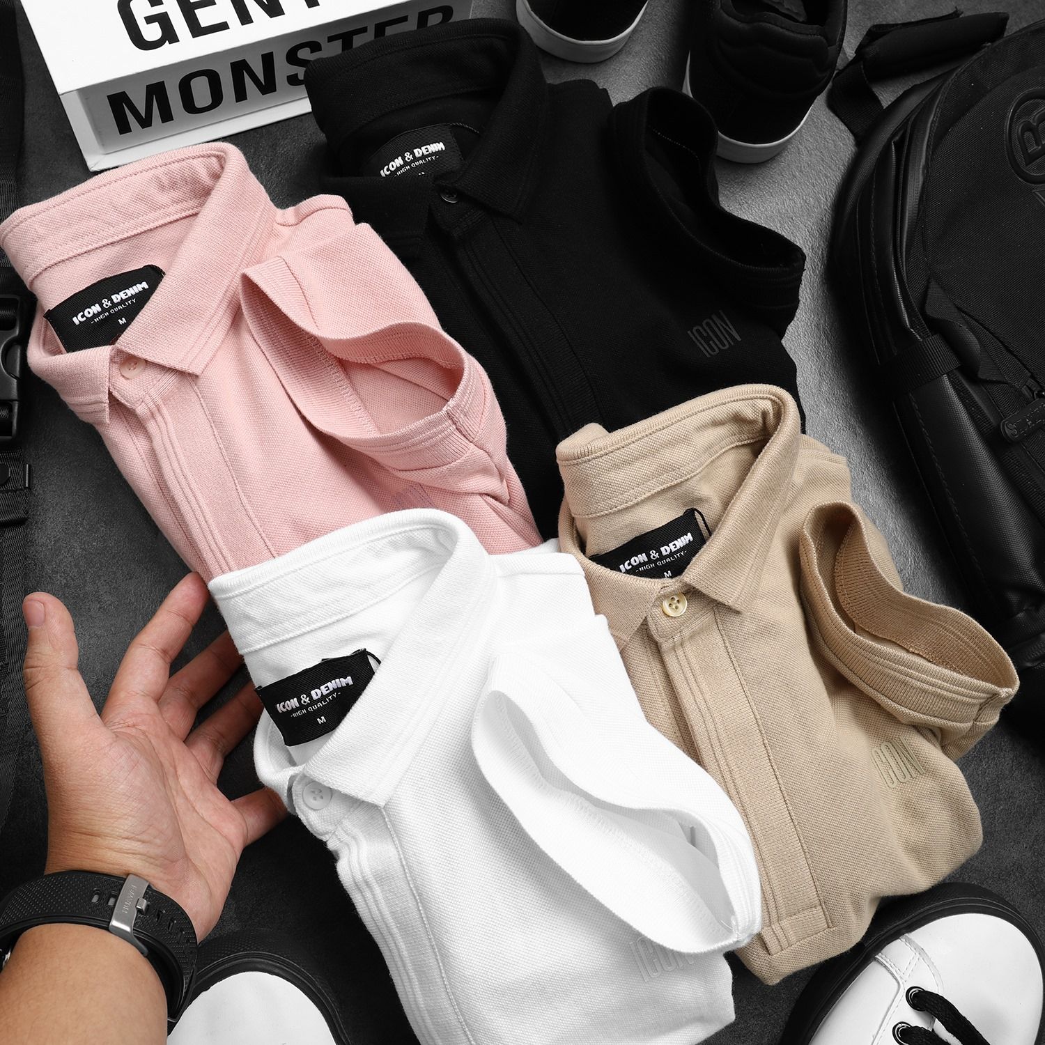Áo polo ICON DENIM ss19