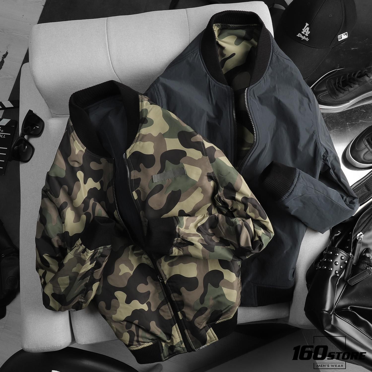 Áo khoác bomber T.B.J camo