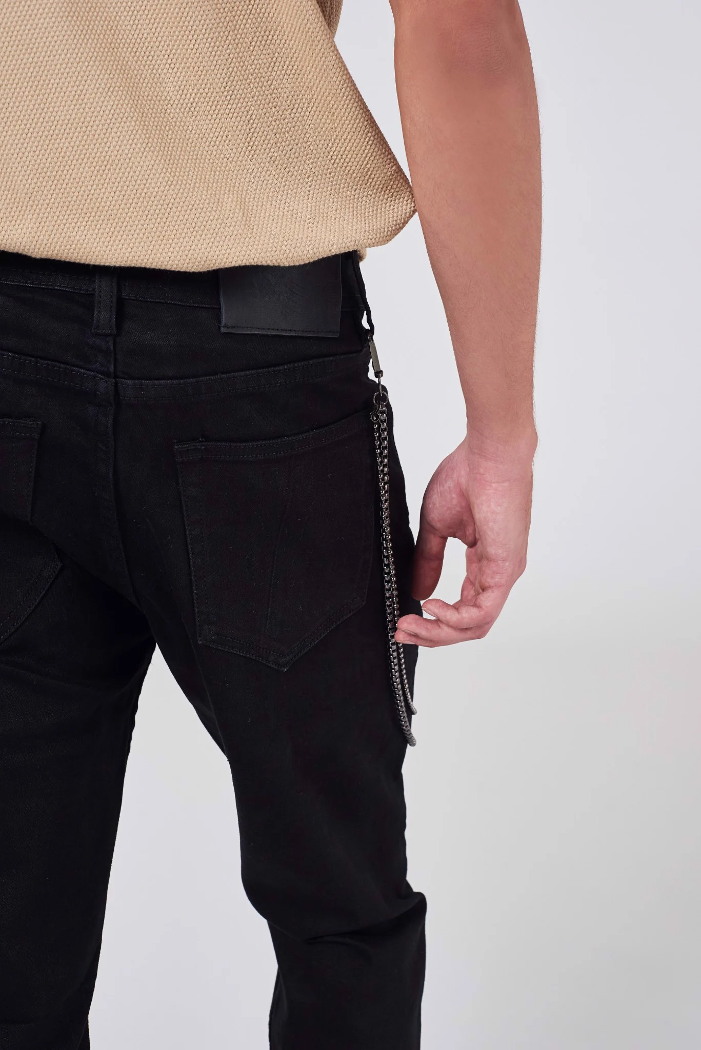 Quần Jean Icon Denim Skinny rách gối