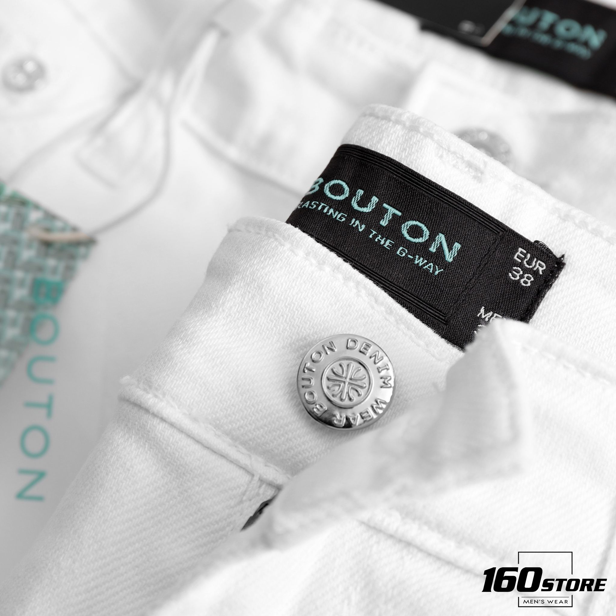 Quần jeans BOUTON white skinny