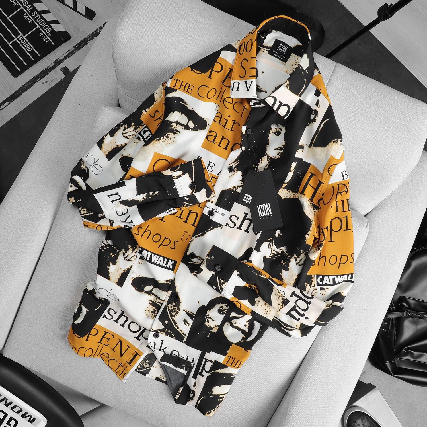 Áo sơmi ICON DENIM abstract