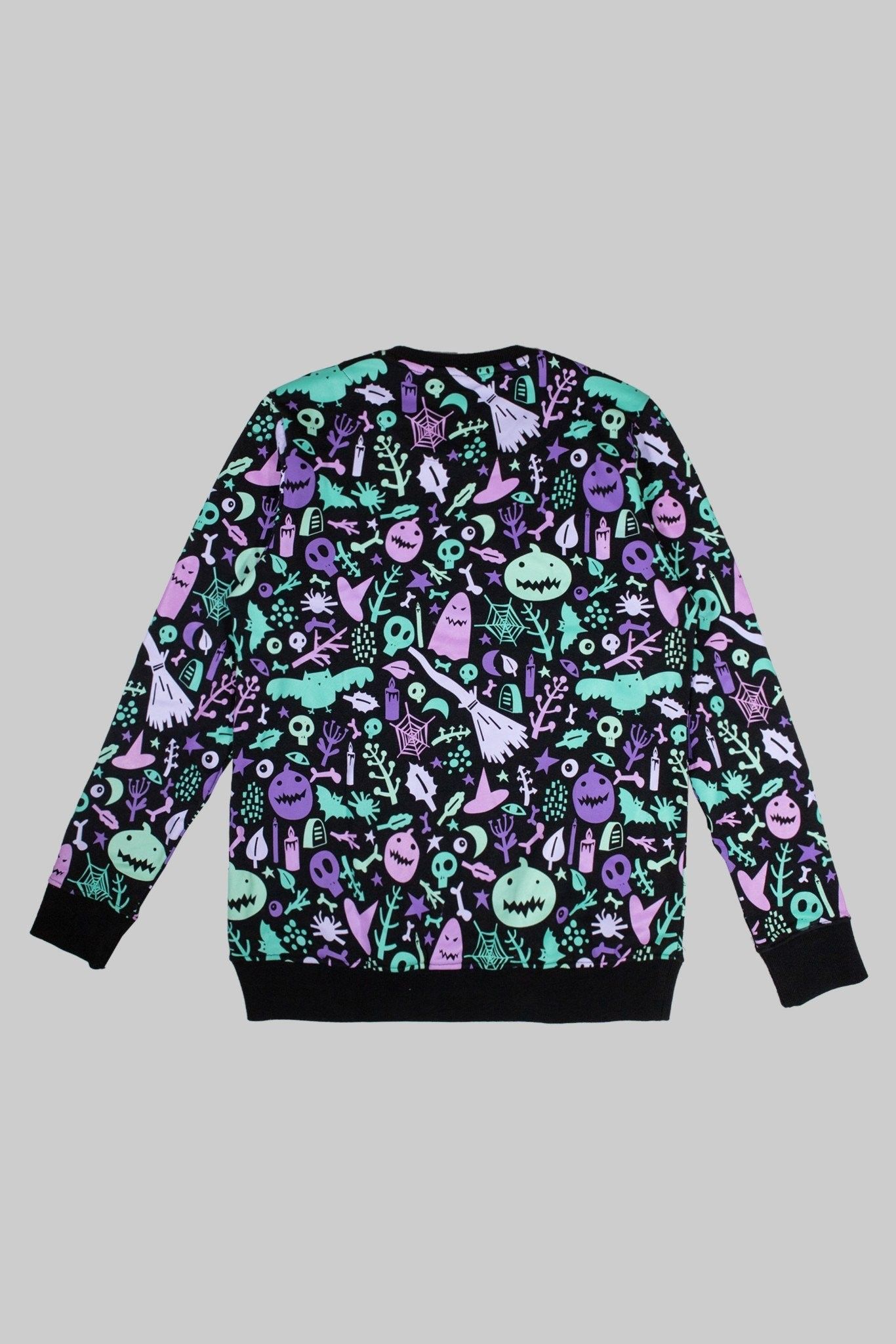 Sweatshirt ICON DENIM Black Skeleton