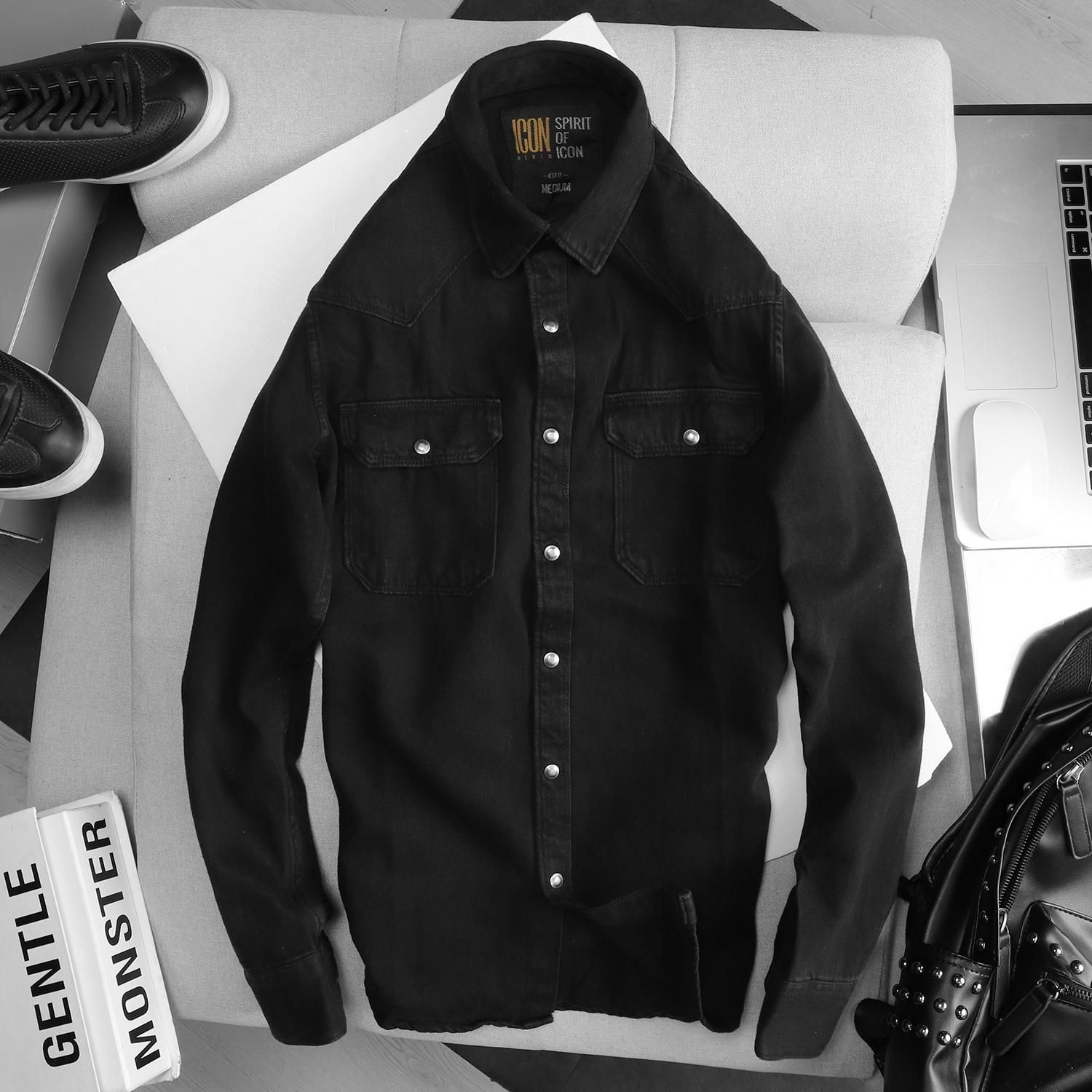 Áo sơmi jean ICON DENIM