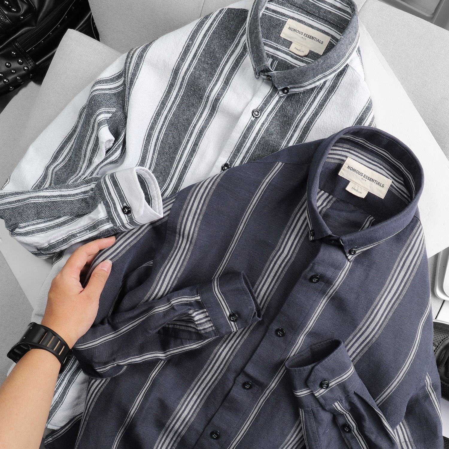 Áo Sơmi NOMOUS ESSENTIALS linen họa tiết