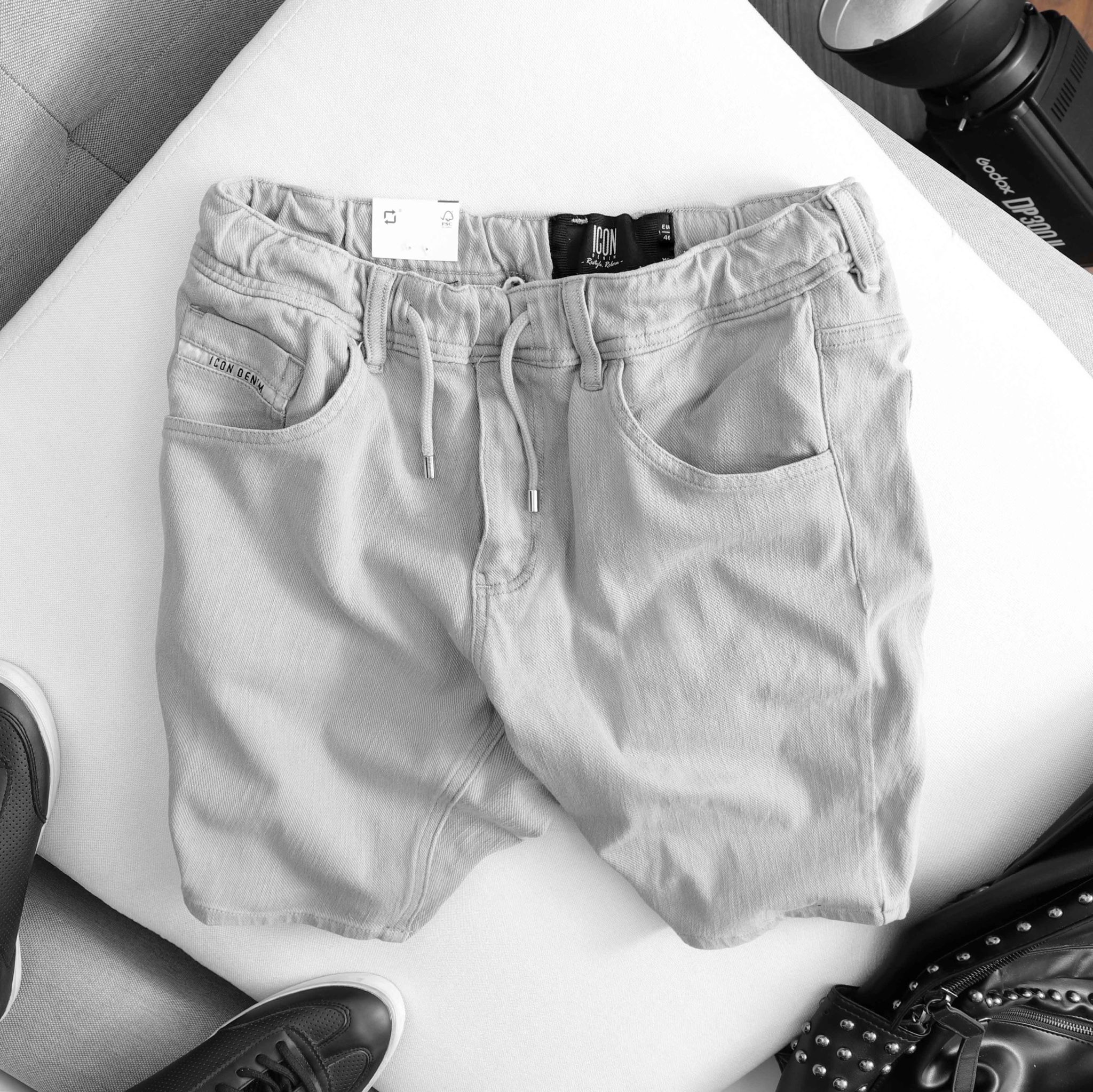 Quần Short jeans ICON DENIM Wash