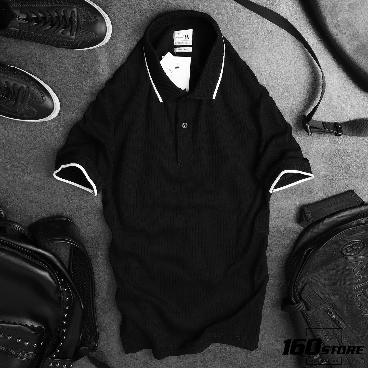 Áo polo ZRA viền cổ