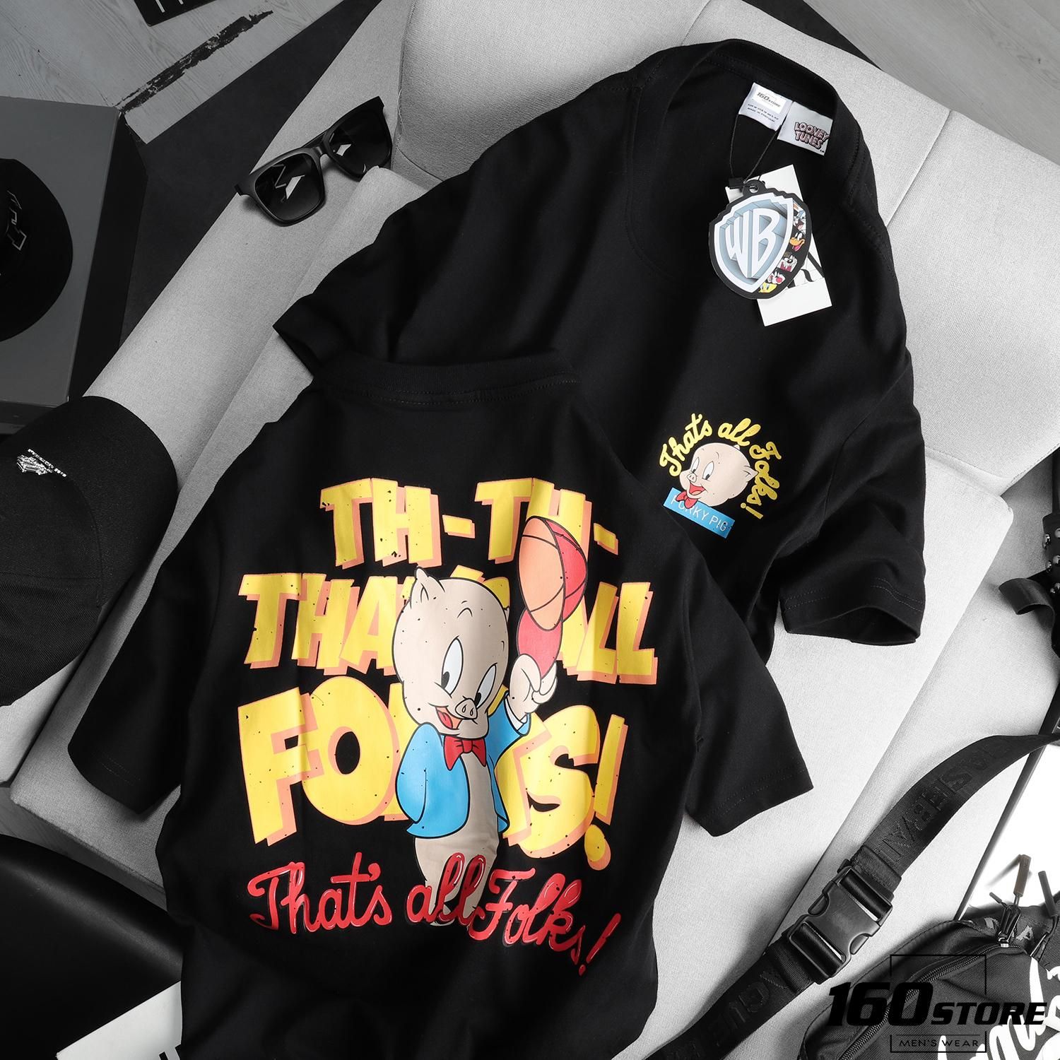 Áo thun ZRA Porky Pig