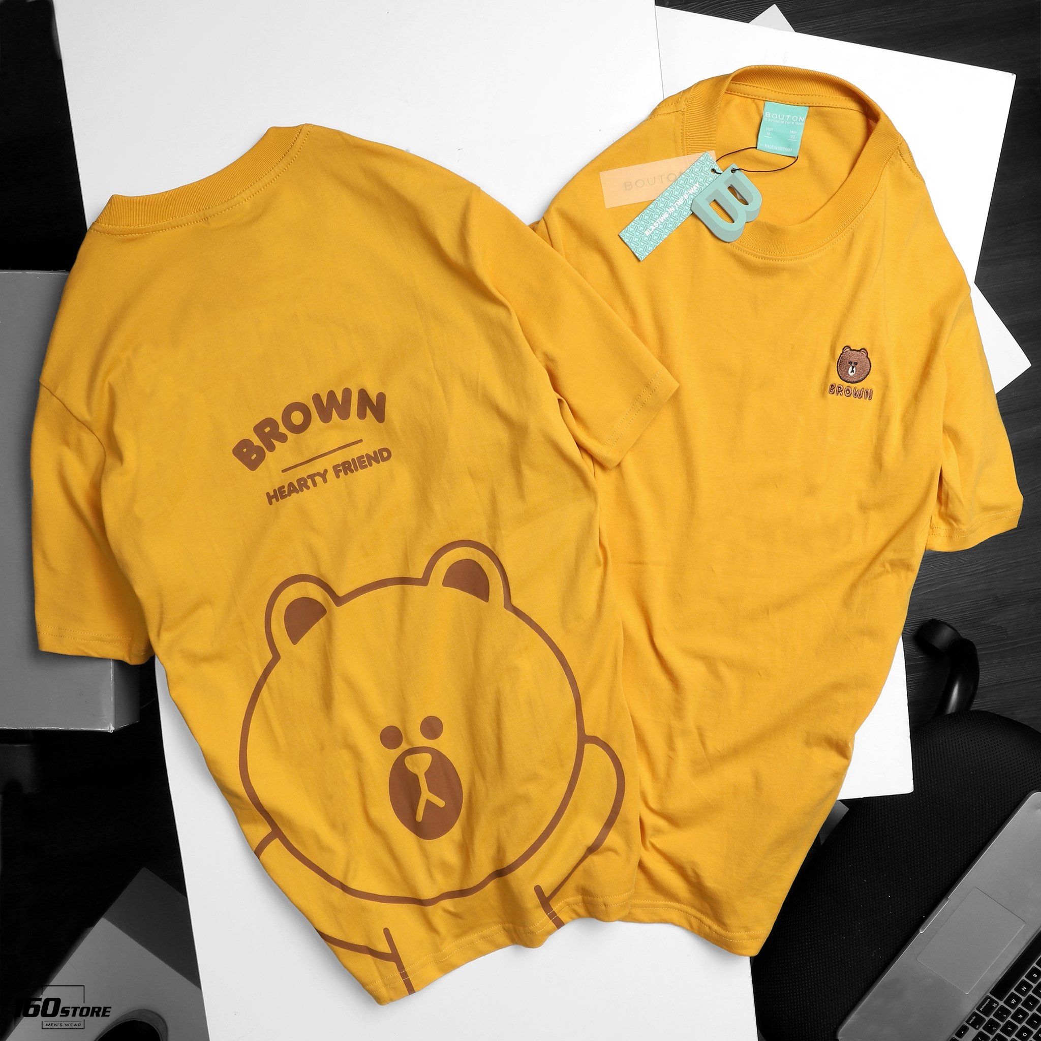 Áo thun BOUTON x BROWN