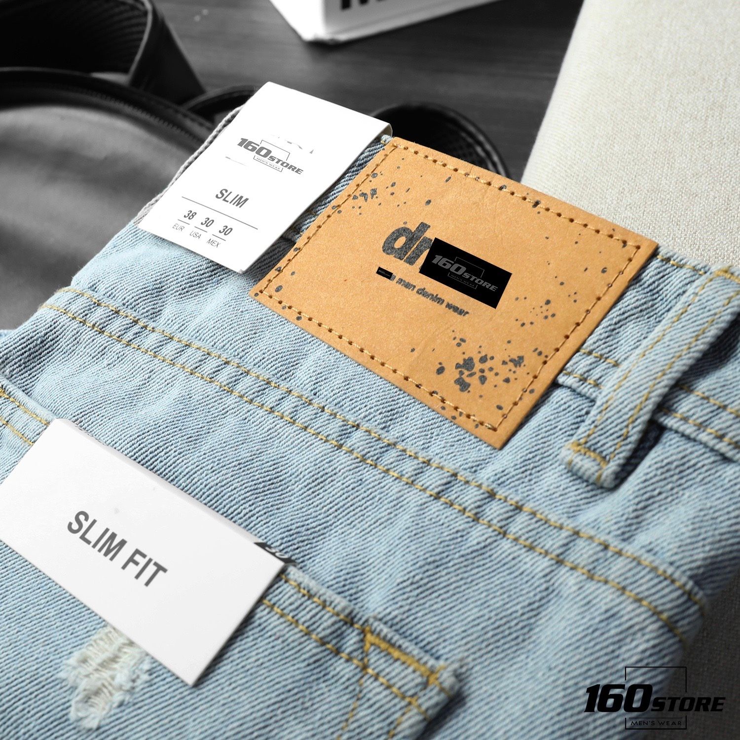 Quần Short Jean ZRA Ripped