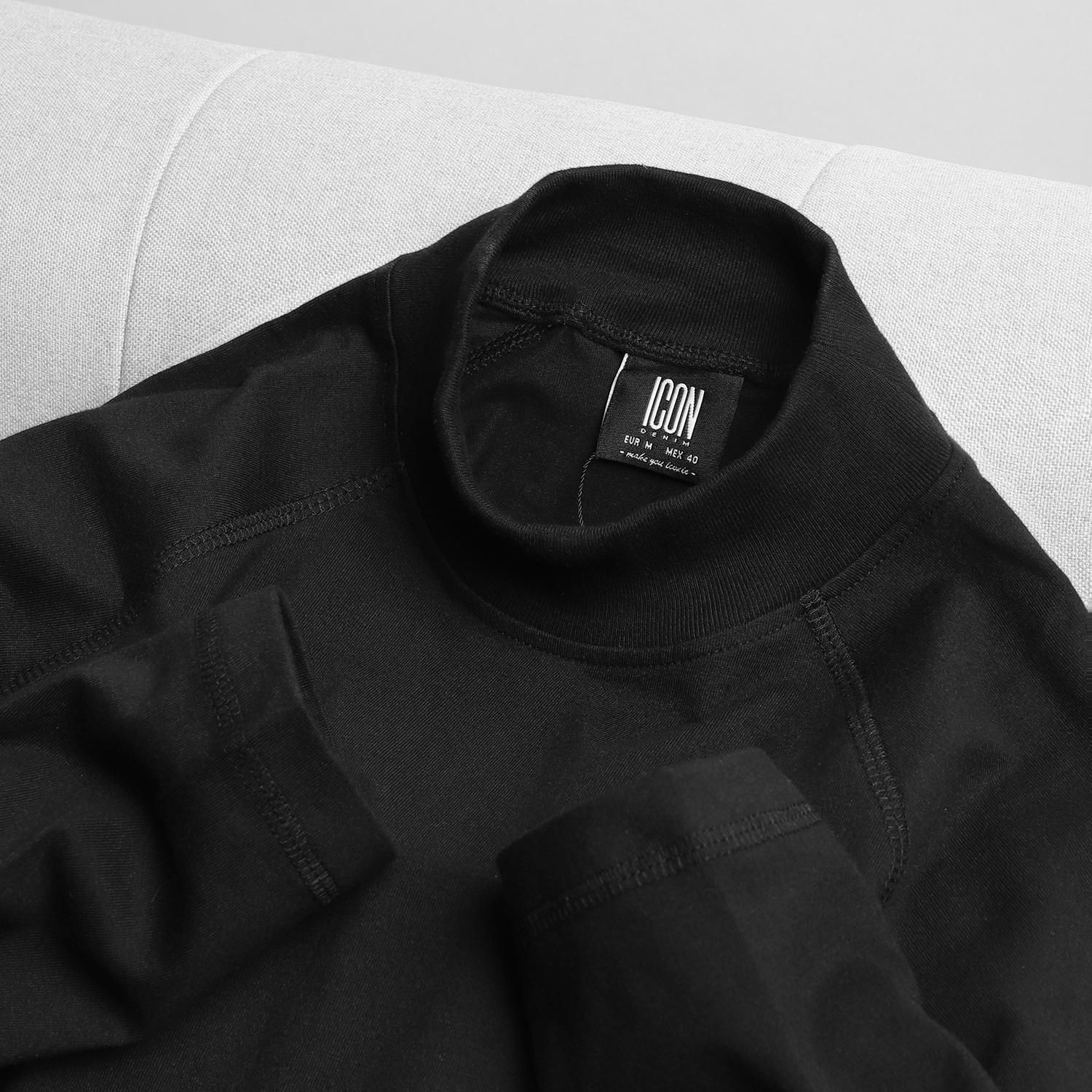 Áo thun ICON DENIM turtle neck (TD)