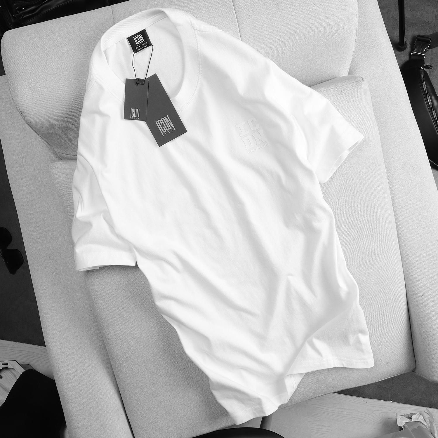 Áo thun ICON DENIM w logo