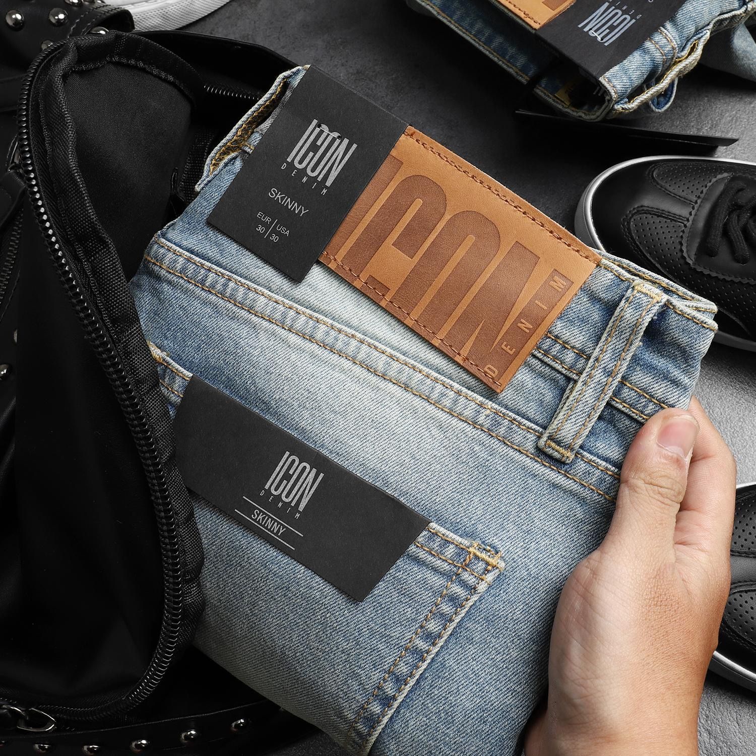 Quần jean ICON DENIM skinny dirty wash