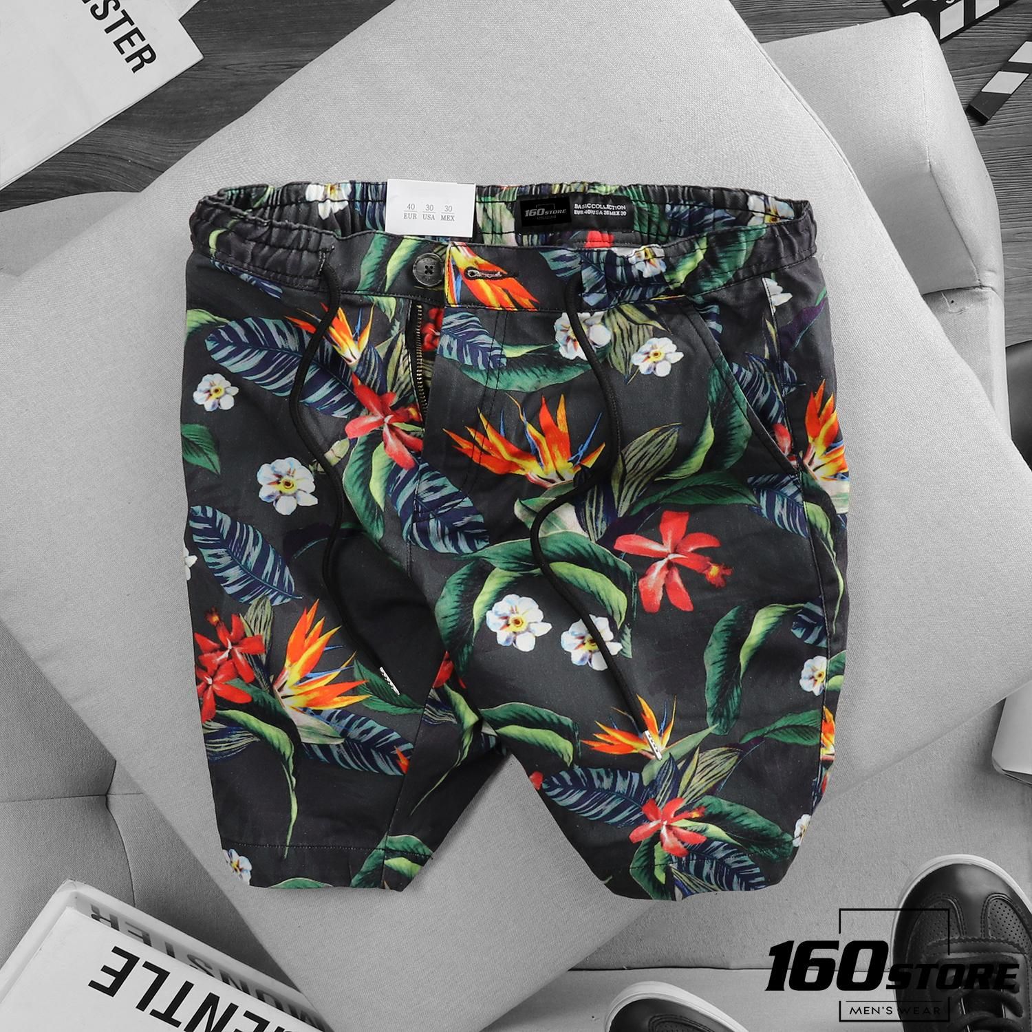 Quần Short Kaki ZRA họa tiết