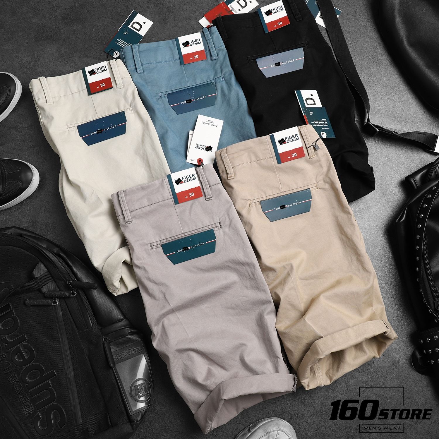 Quần short kaki T0MMY