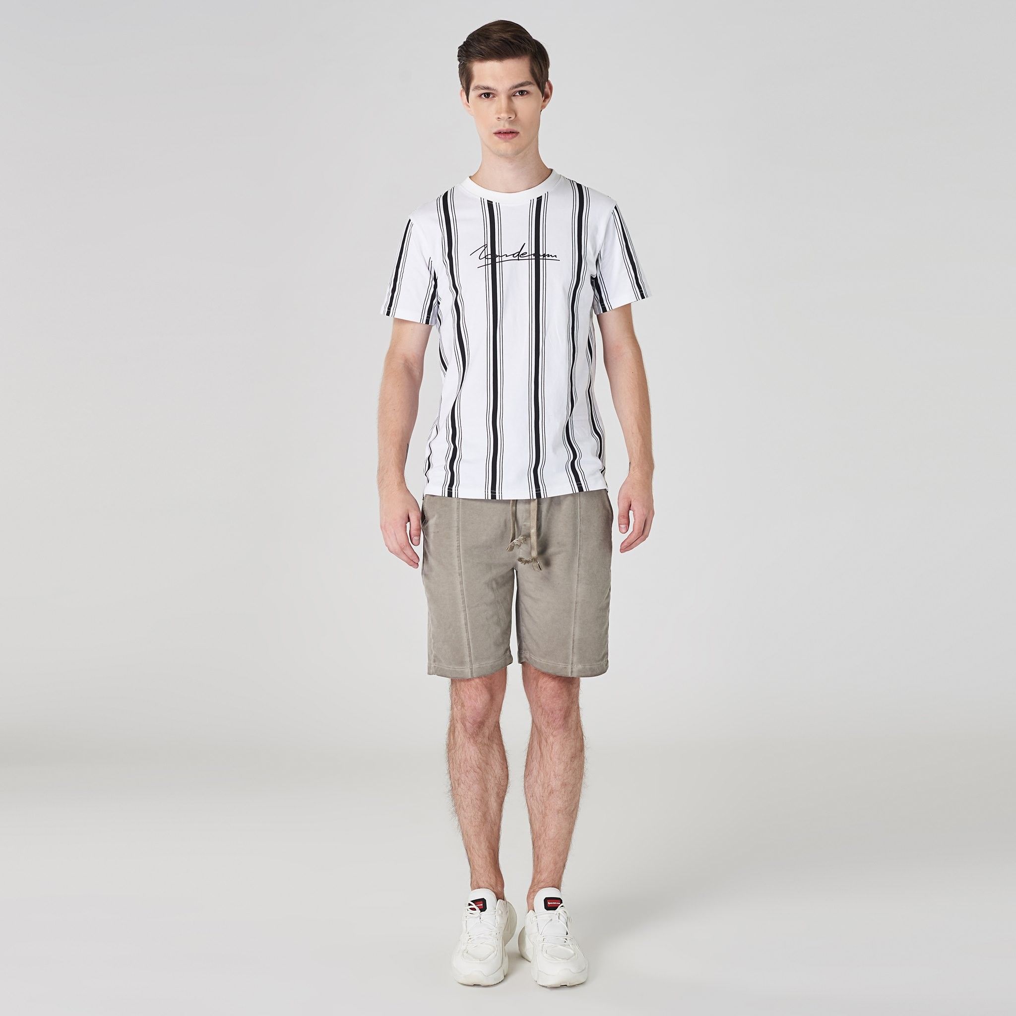 Áo thun ICON DENIM sọc