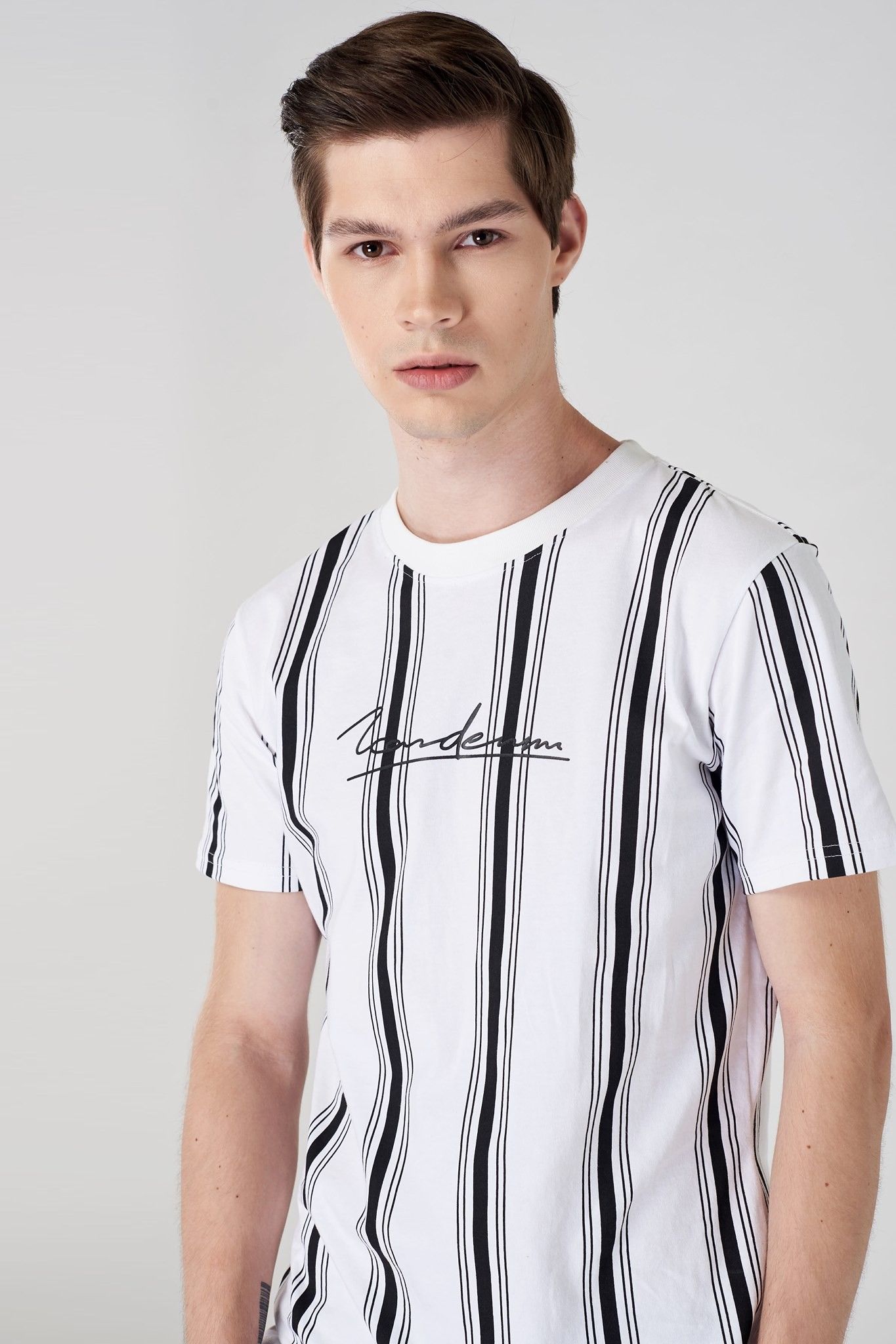 Áo thun ICON DENIM sọc