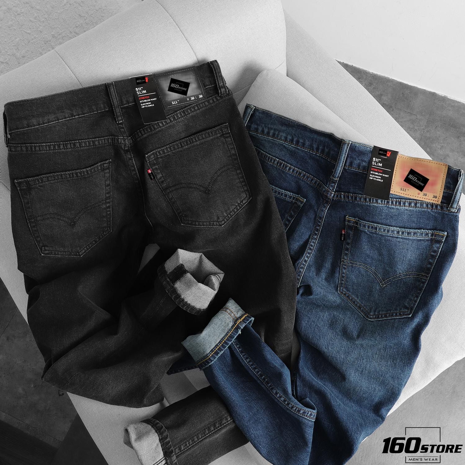 Quần jeans LVIS 511 xám đậm