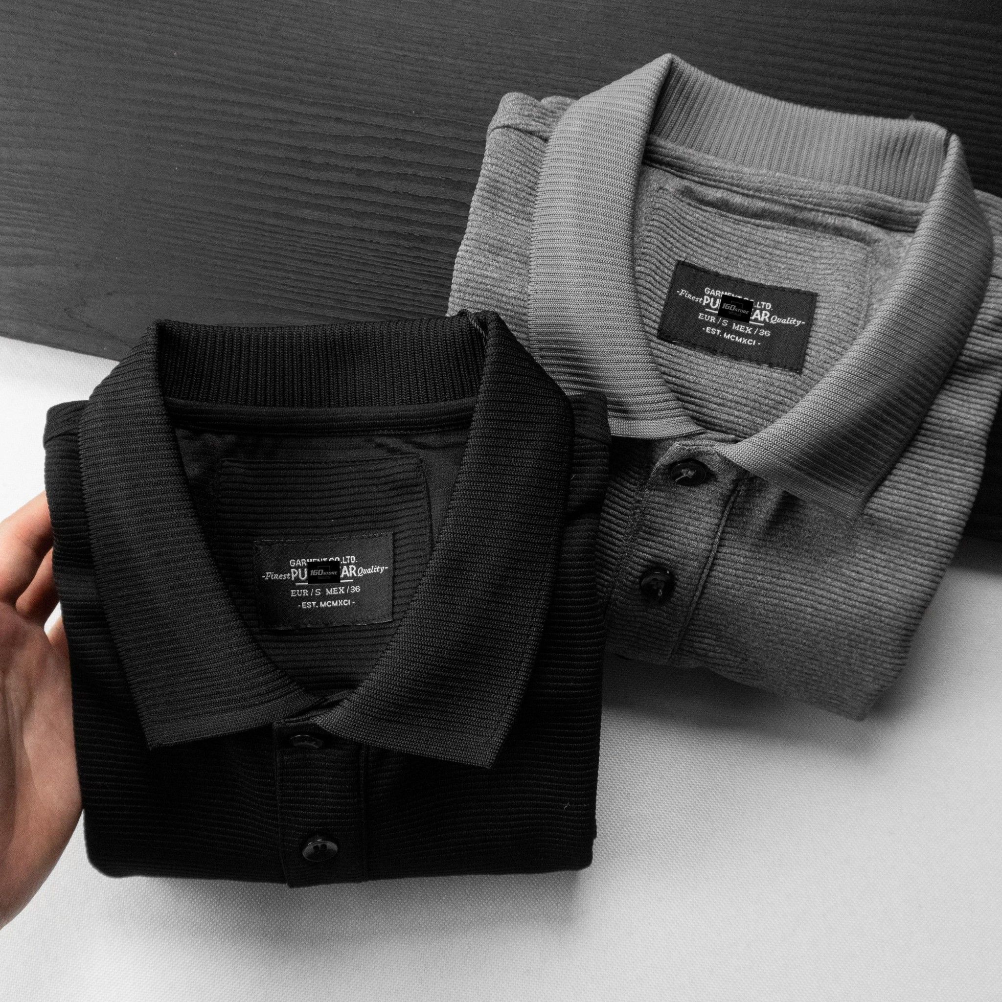 Áo Polo P.B vải dệt