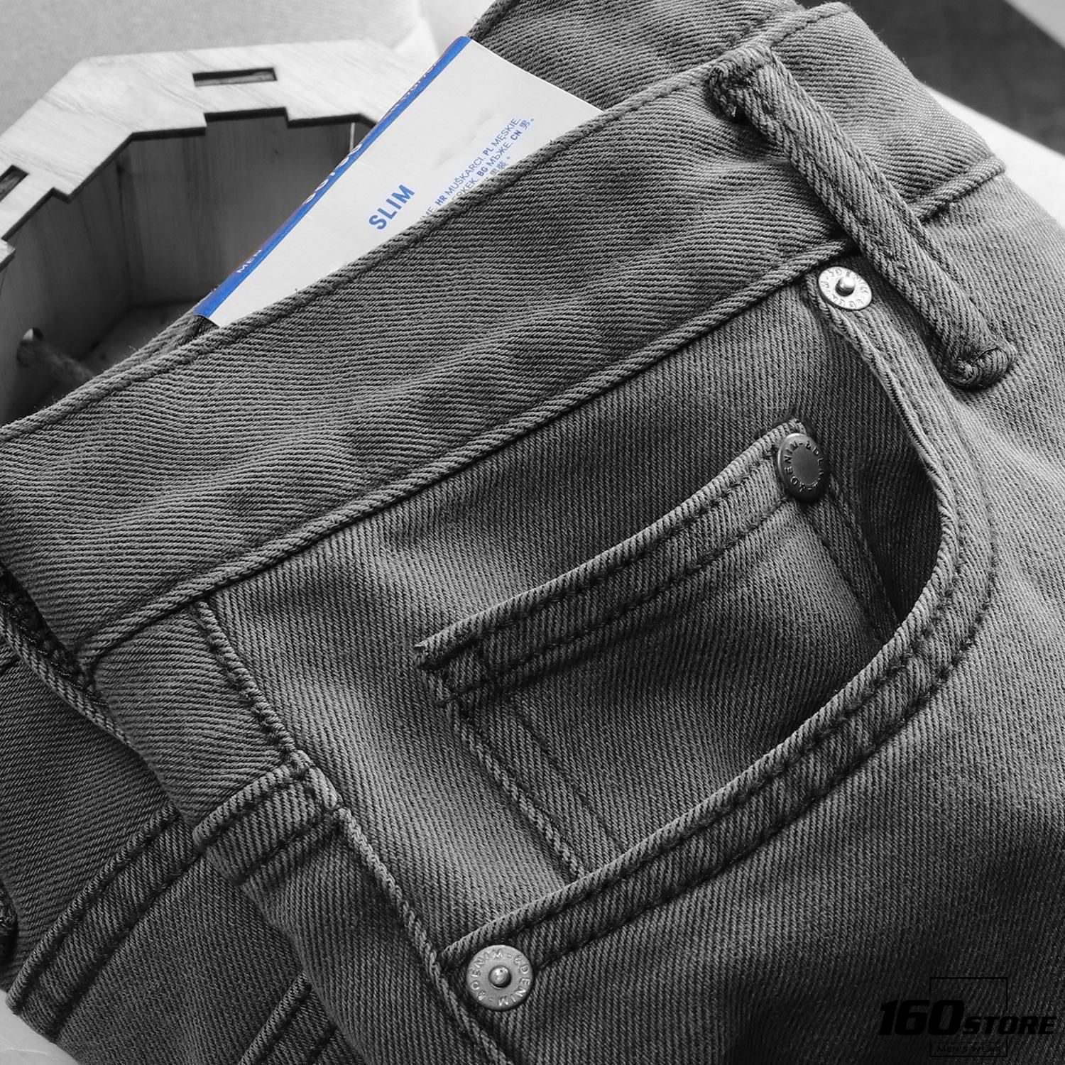 Quần jean H.M gray slim-fit