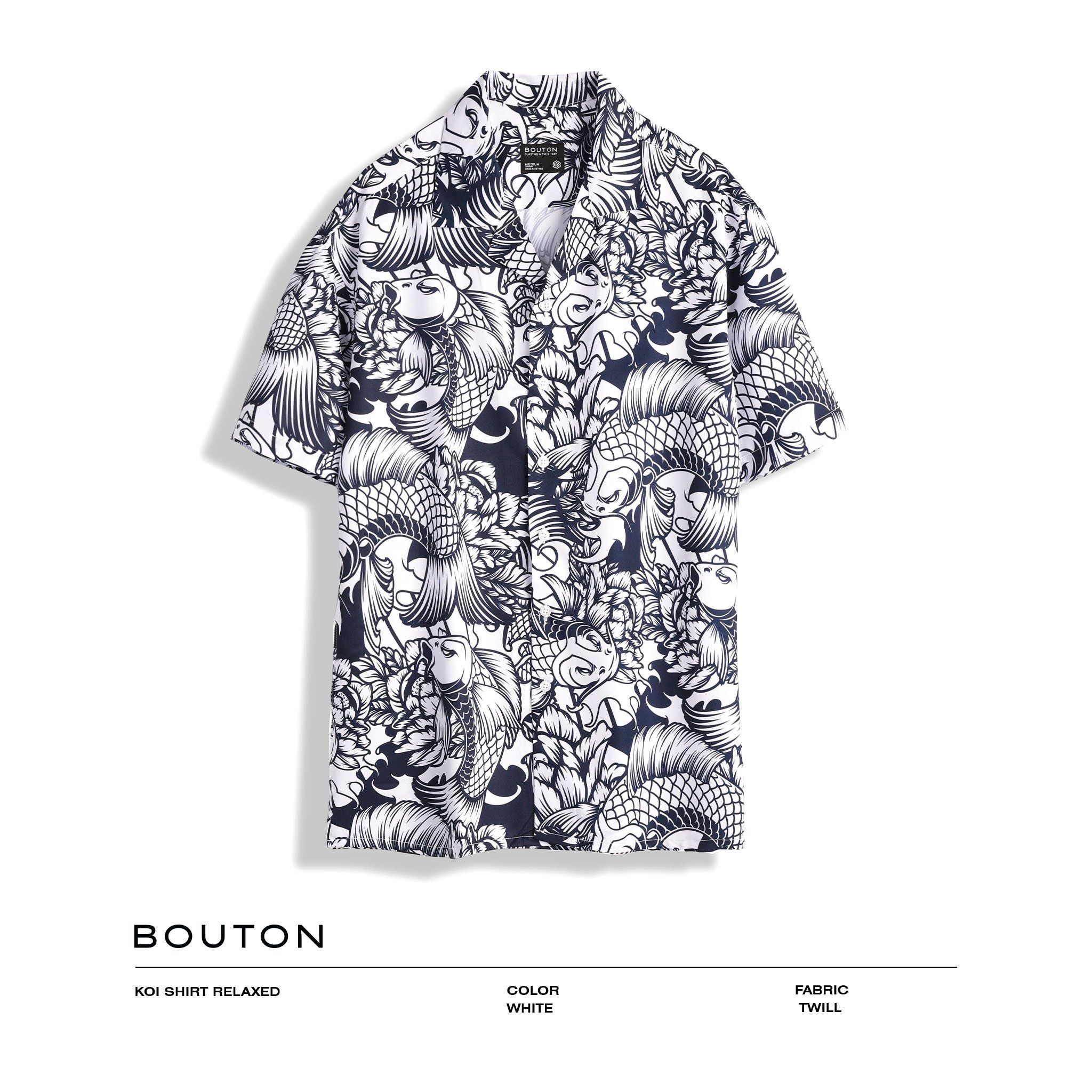 Áo sơmi BOUTON carp printed