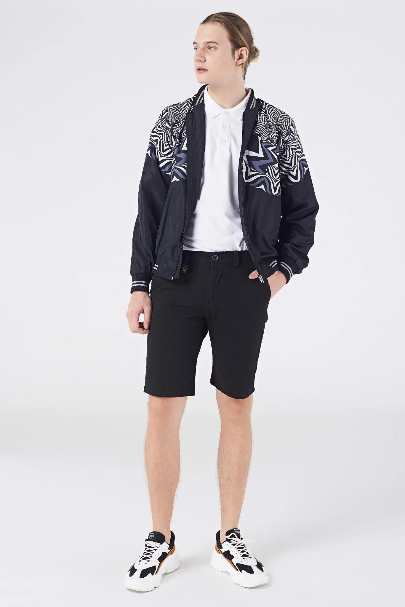Áo khoác bomber ICON DENIM Minimalist Cool B&W