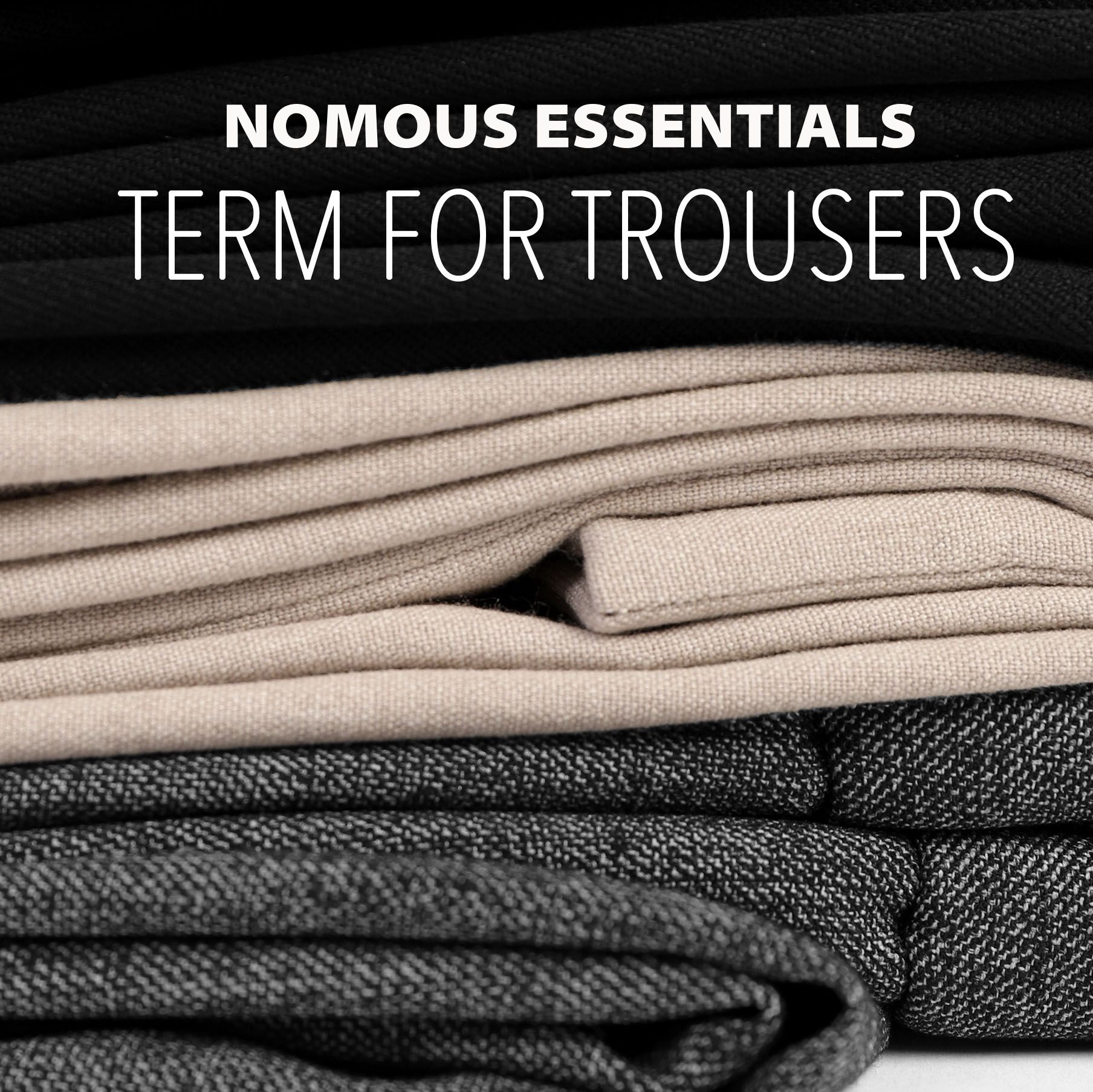 Quần tây lưng thun NOMOUS ESSENTIALS slim