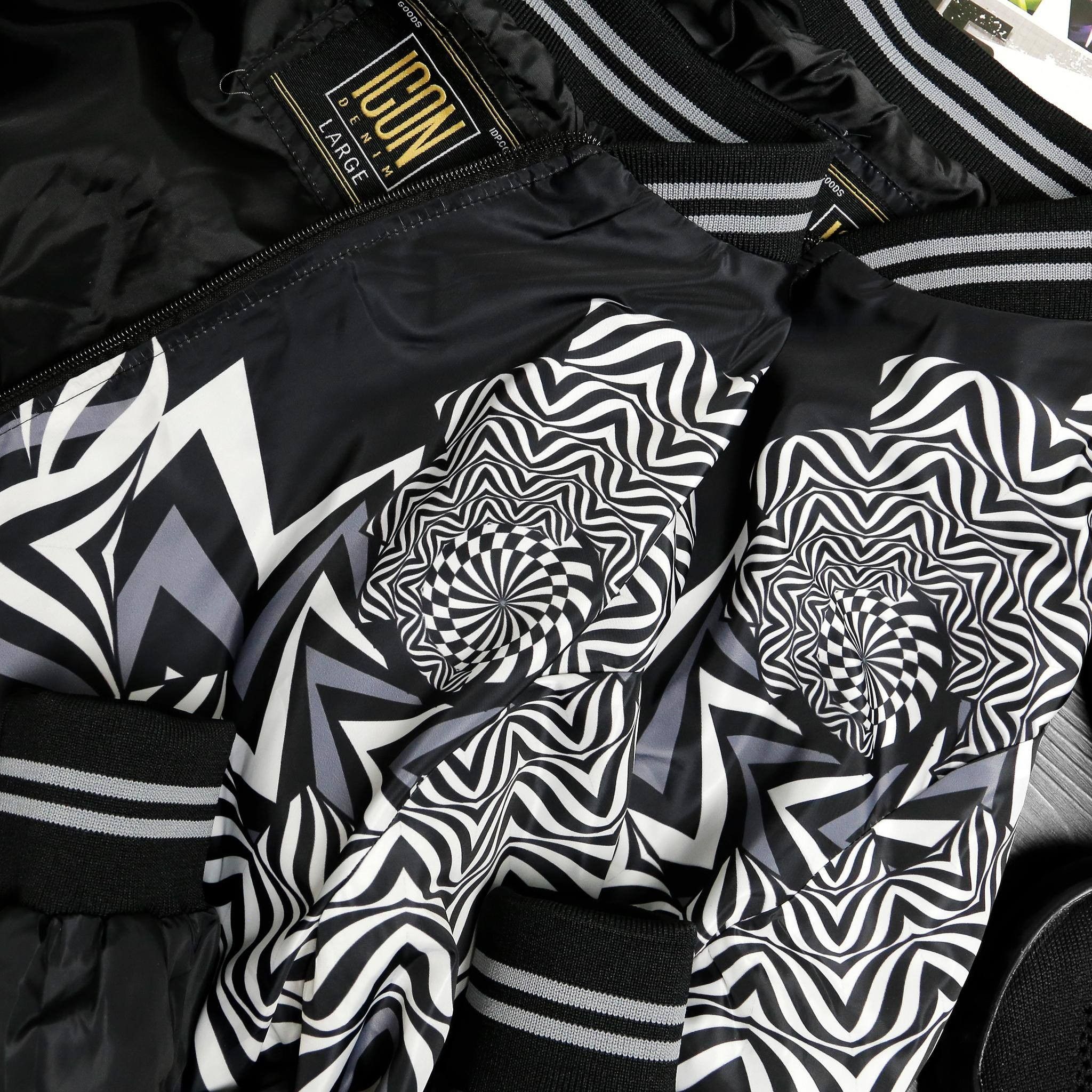 Áo khoác bomber ICON DENIM Minimalist Cool B&W