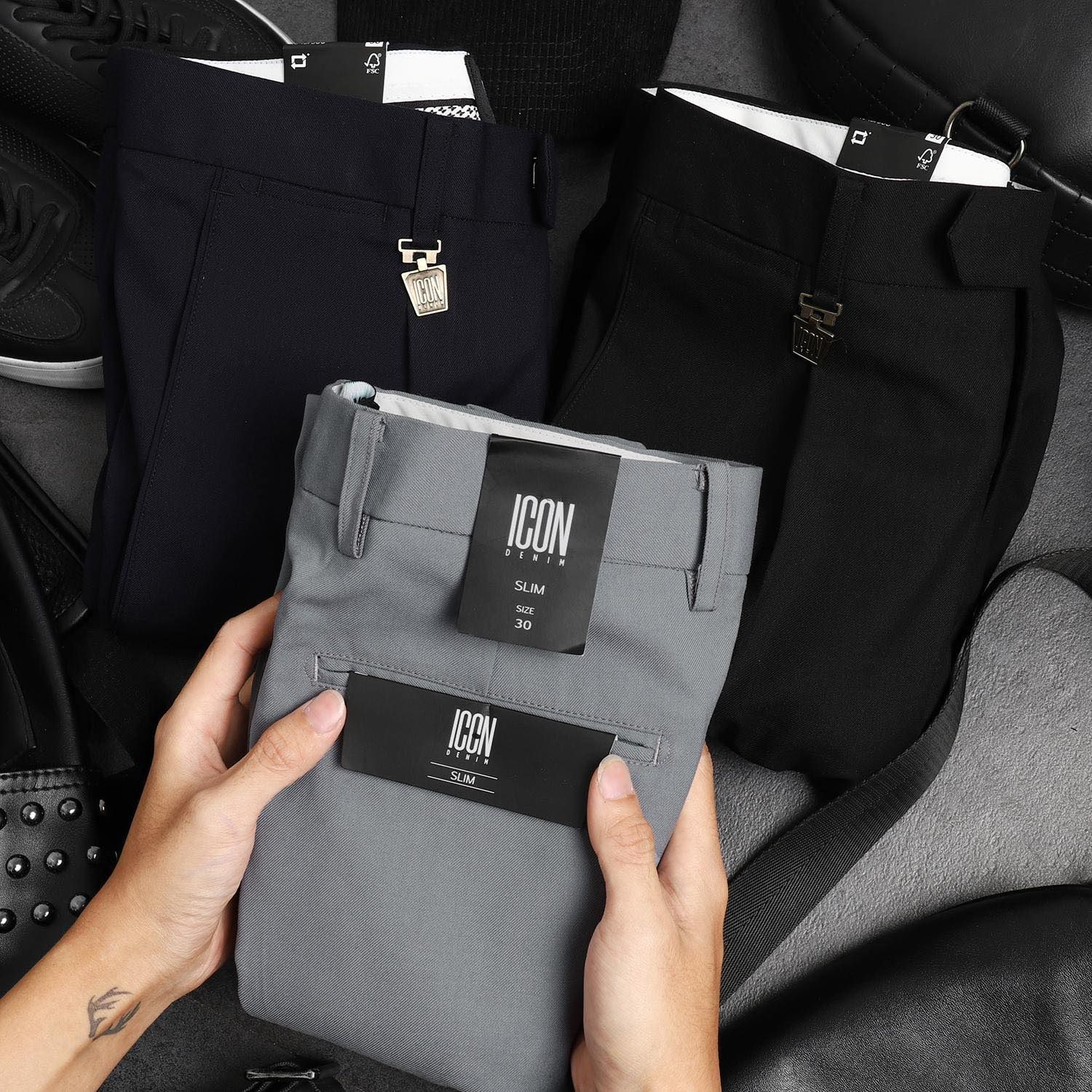 Quần tây ICON DENIM fw19