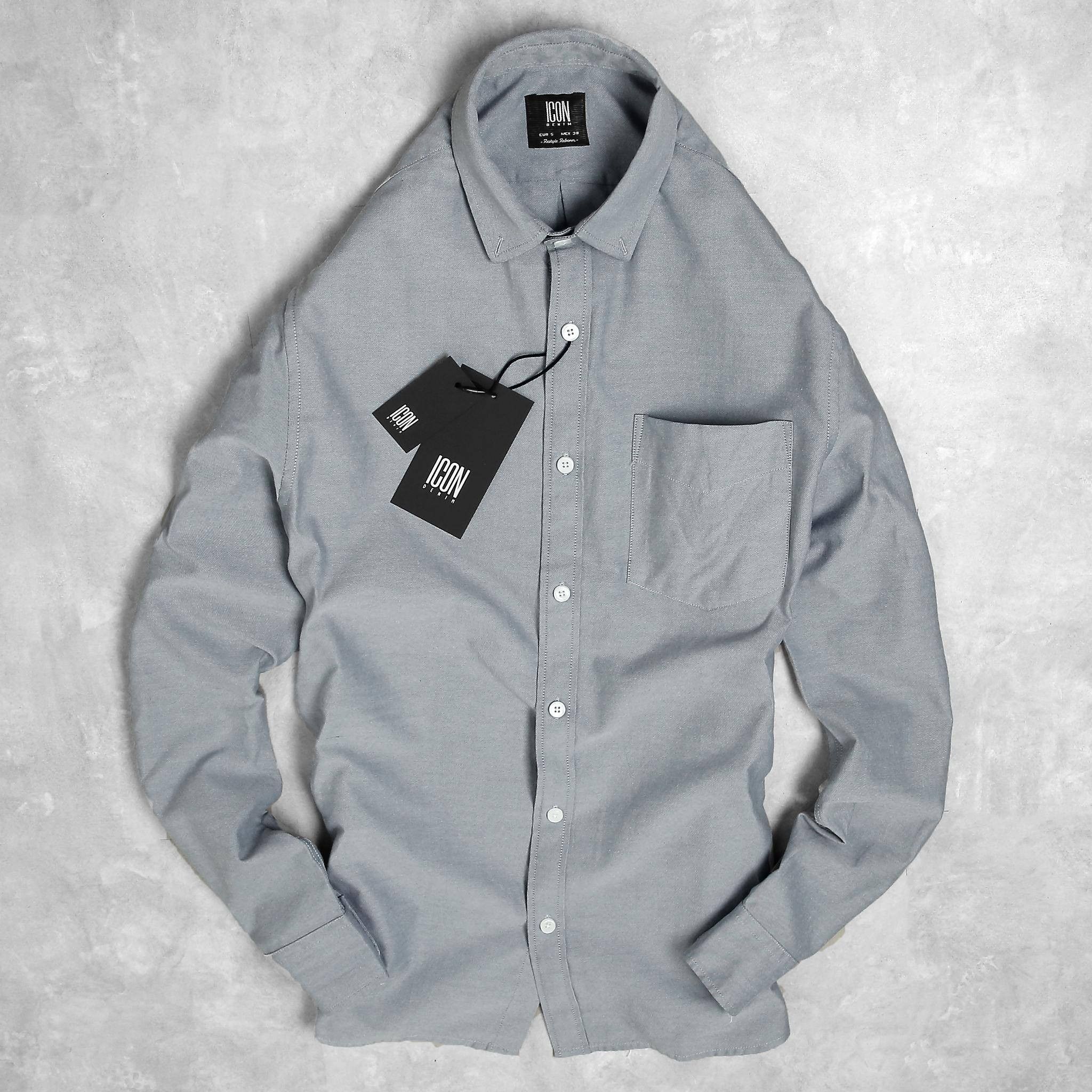 Áo sơmi ICON DENIM Oxford w Signature