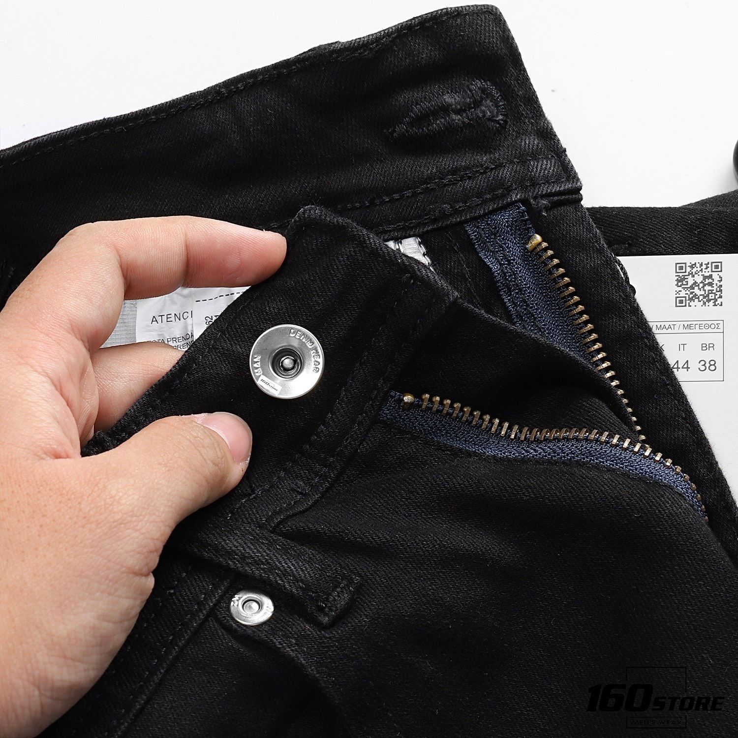 Quần Jean ZRA đen Skinny