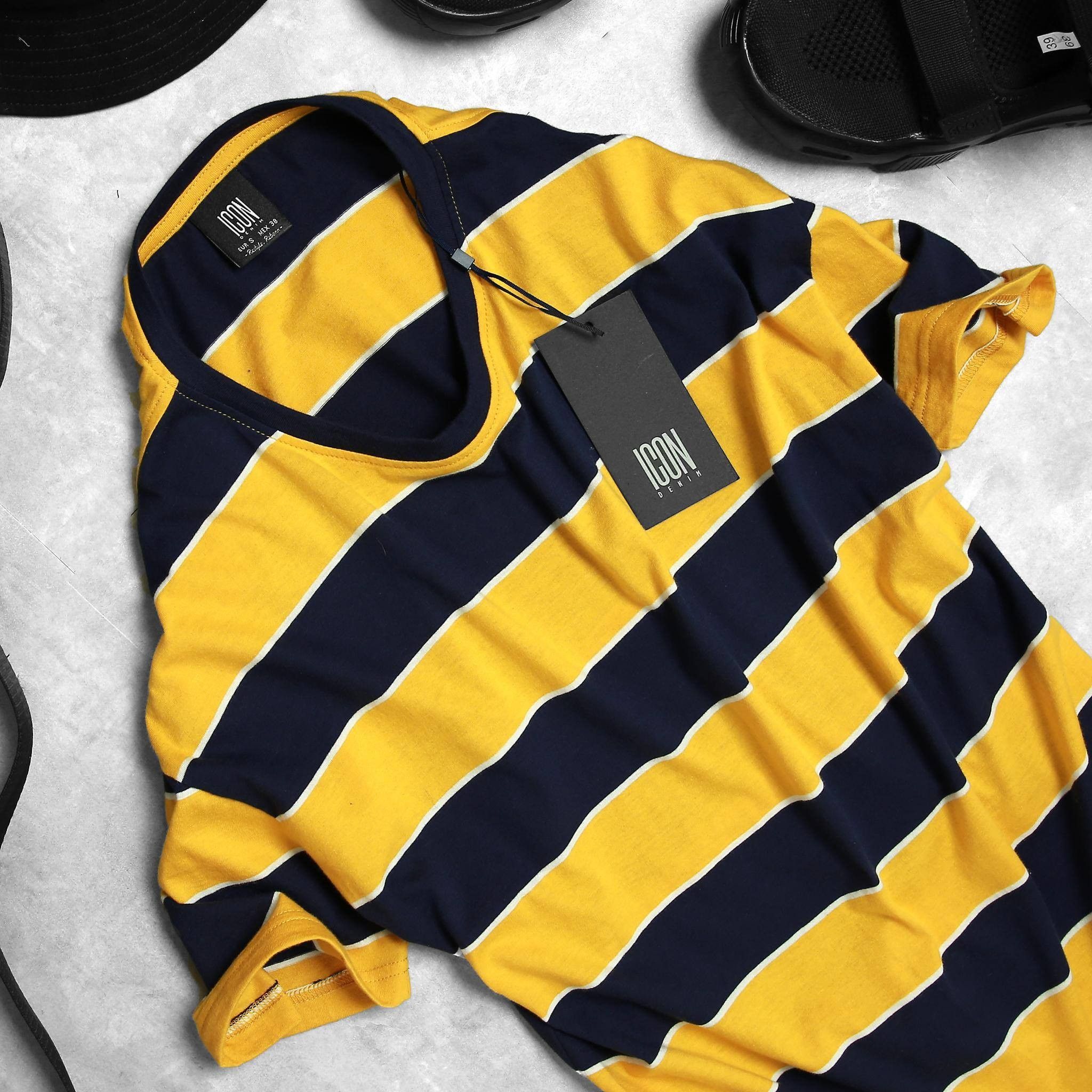 Áo thun ICON DENIM Youngful Stripe