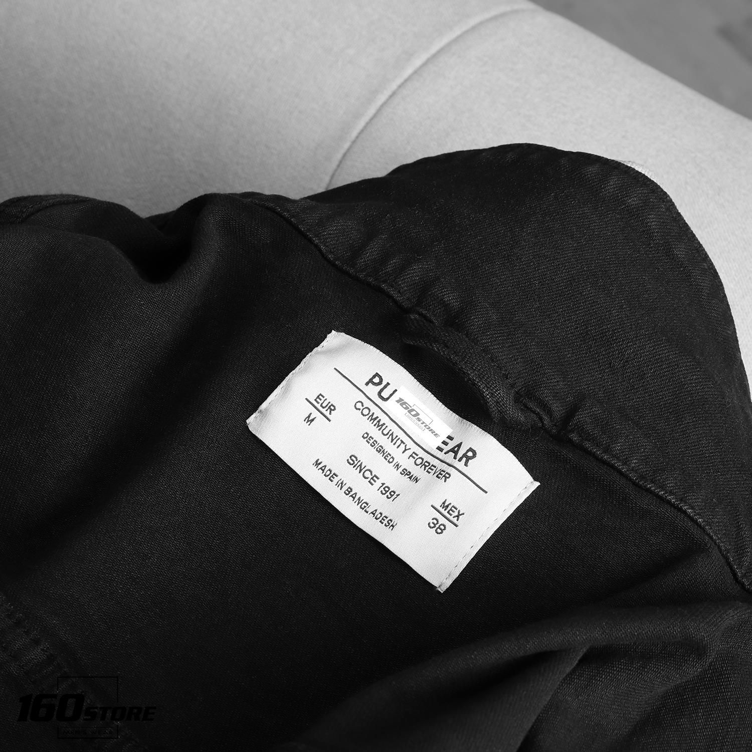 Áo khoác jean P.B black