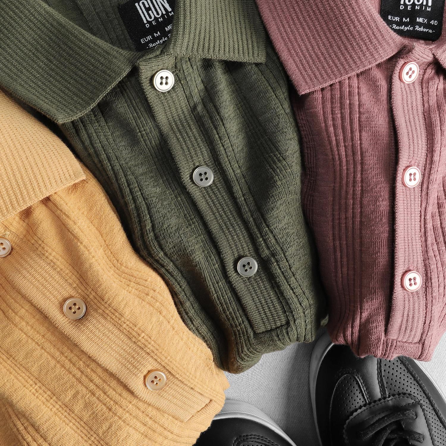 Áo polo ICON DENIM basic wooled