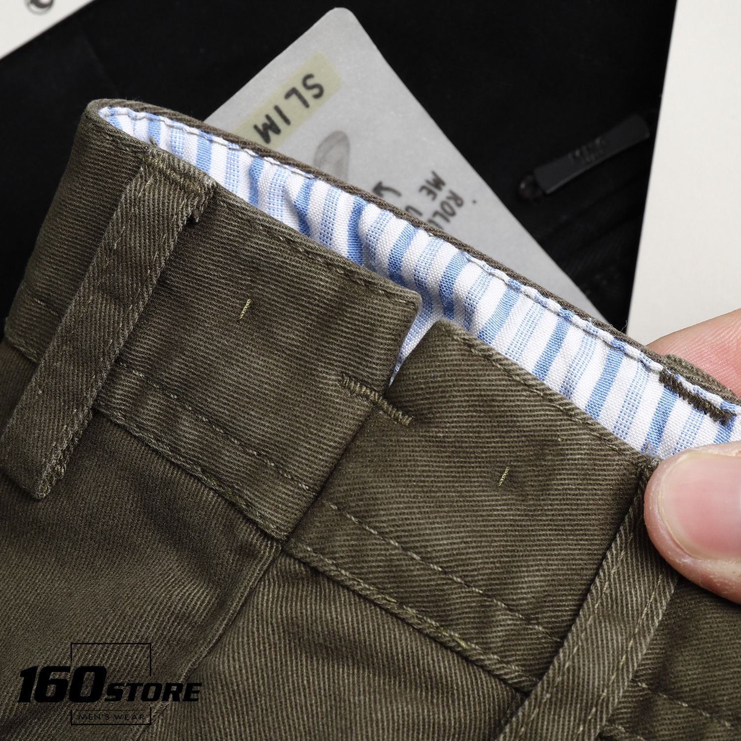 Quần kaki M.N.G borne slim fit