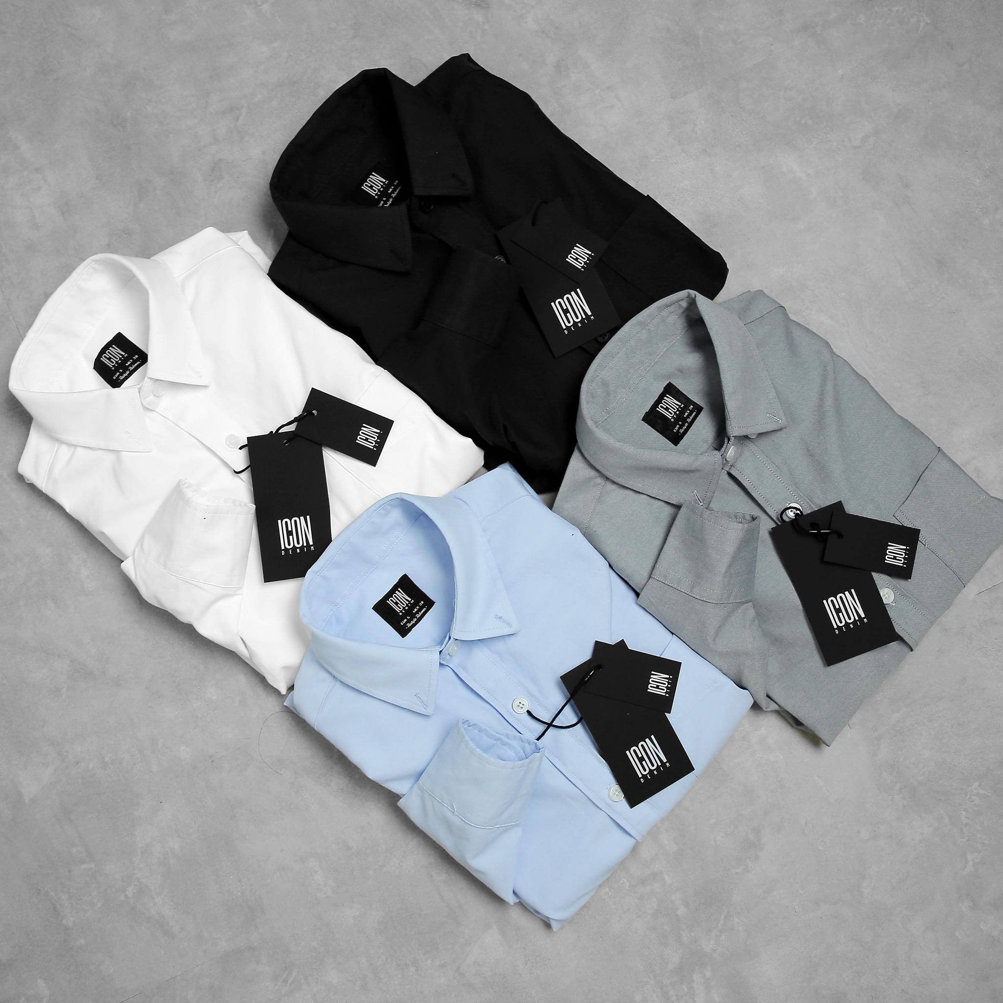 Áo sơmi ICON DENIM Oxford w Signature