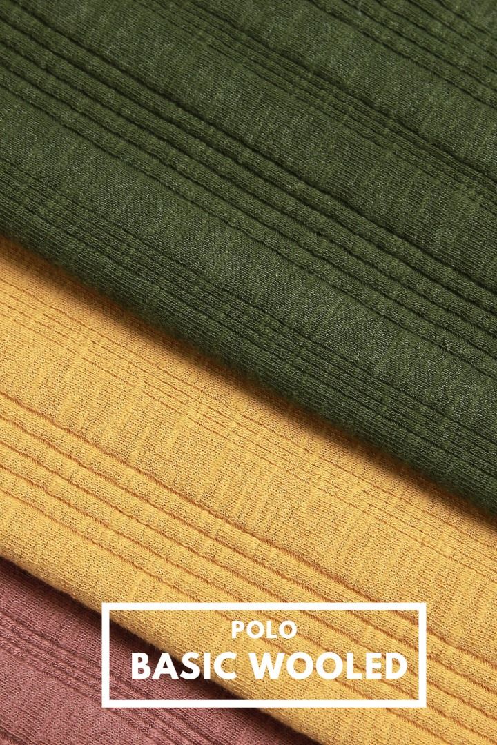 Áo polo ICON DENIM basic wooled