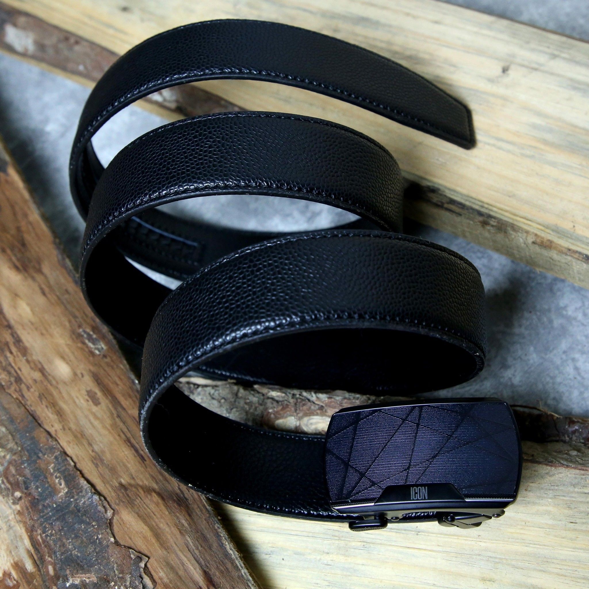 Thắt lưng ICON DENIM Black Granite