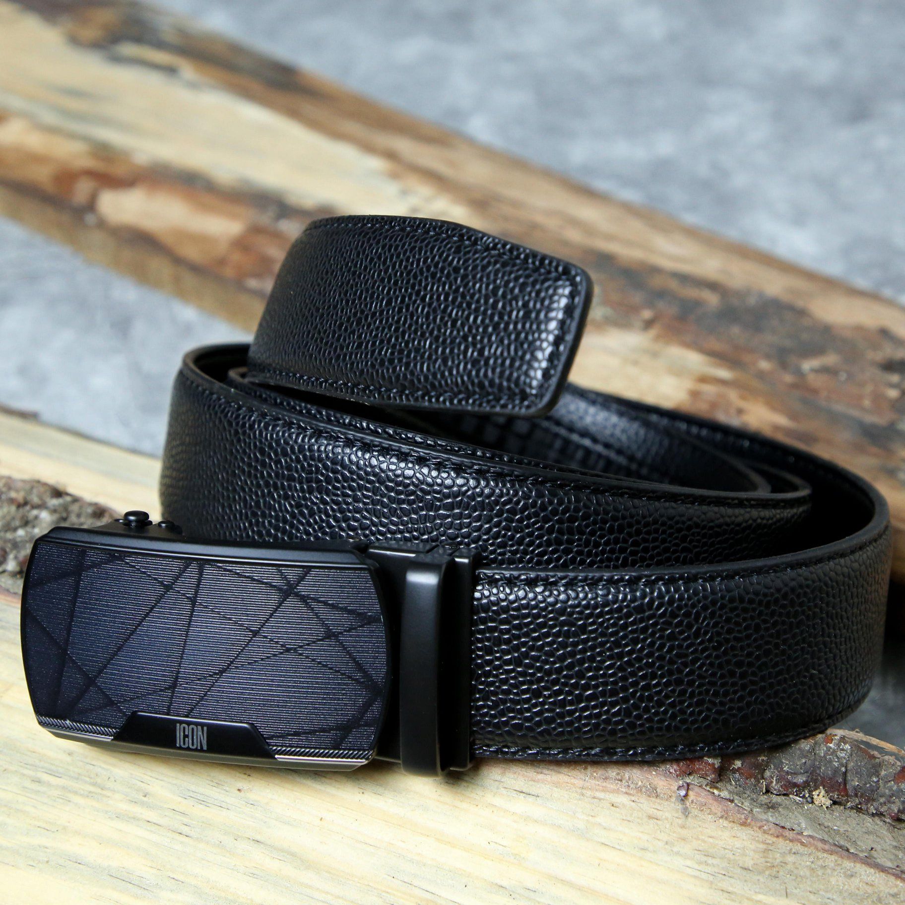 Thắt lưng ICON DENIM Black Granite